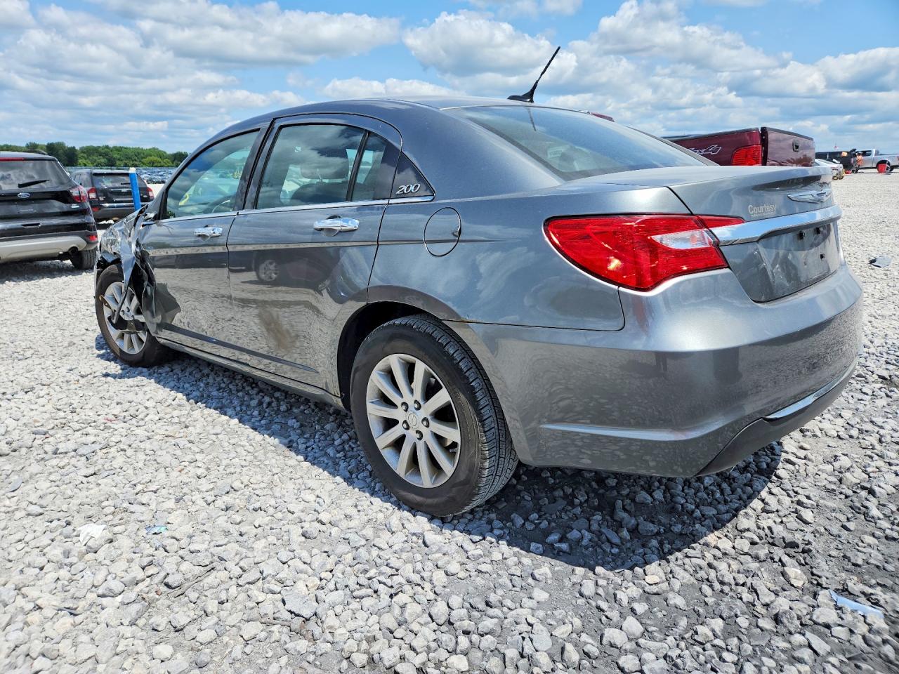 2013 Chrysler 200 Limited Серый vin: 1C3CCBCG4DN706636