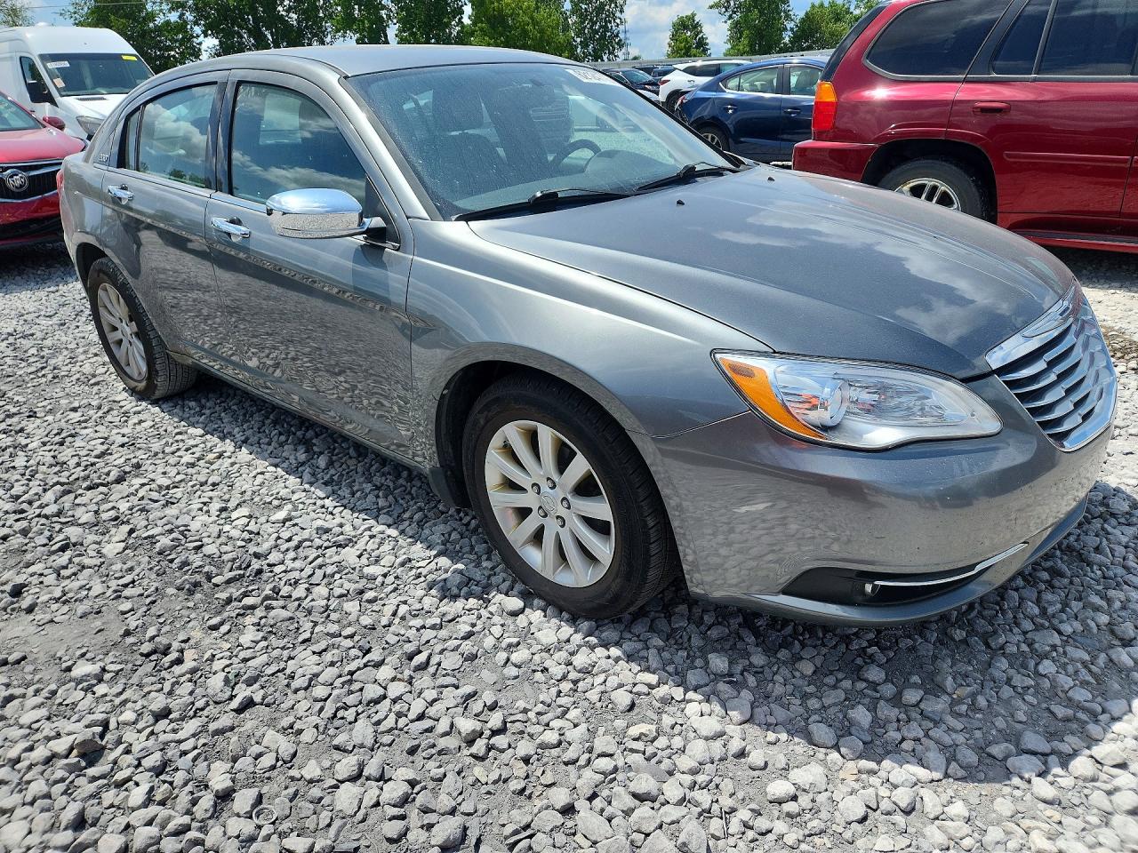 2013 Chrysler 200 Limited Серый vin: 1C3CCBCG4DN706636