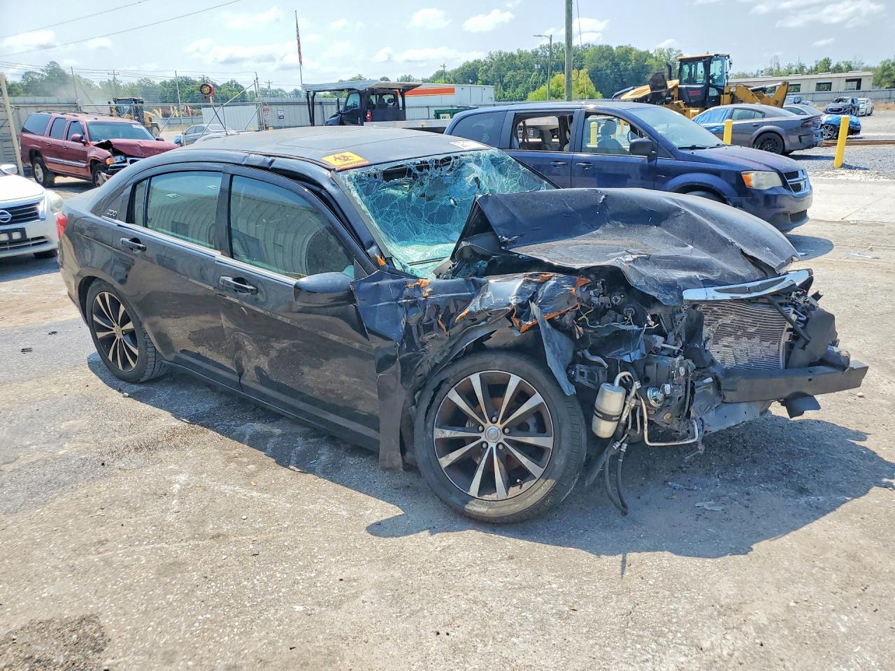 2013 Chrysler 200 Limited Black vin: 1C3CCBCG4DN736963