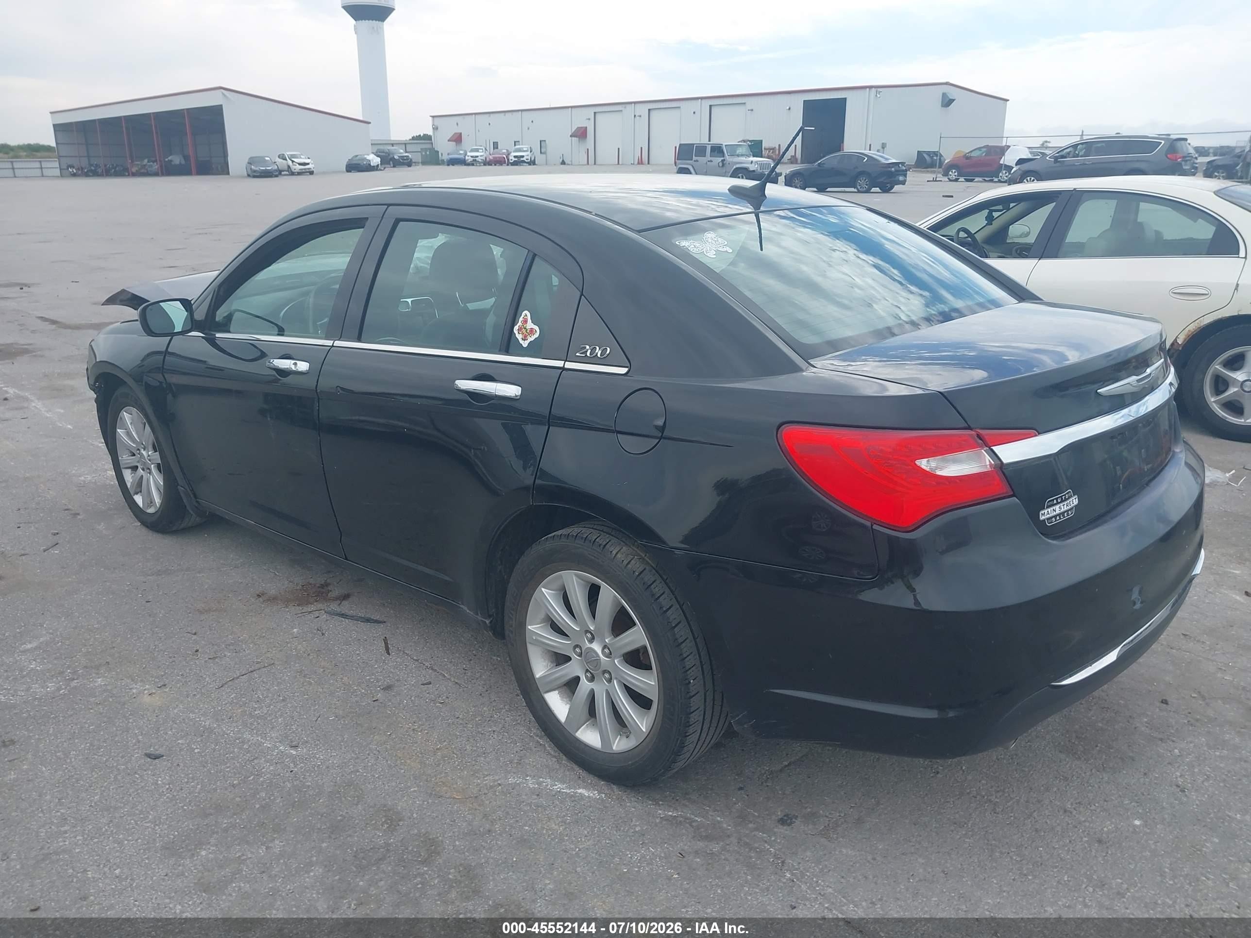 2014 Chrysler 200 Limited Черный vin: 1C3CCBCG4EN151513