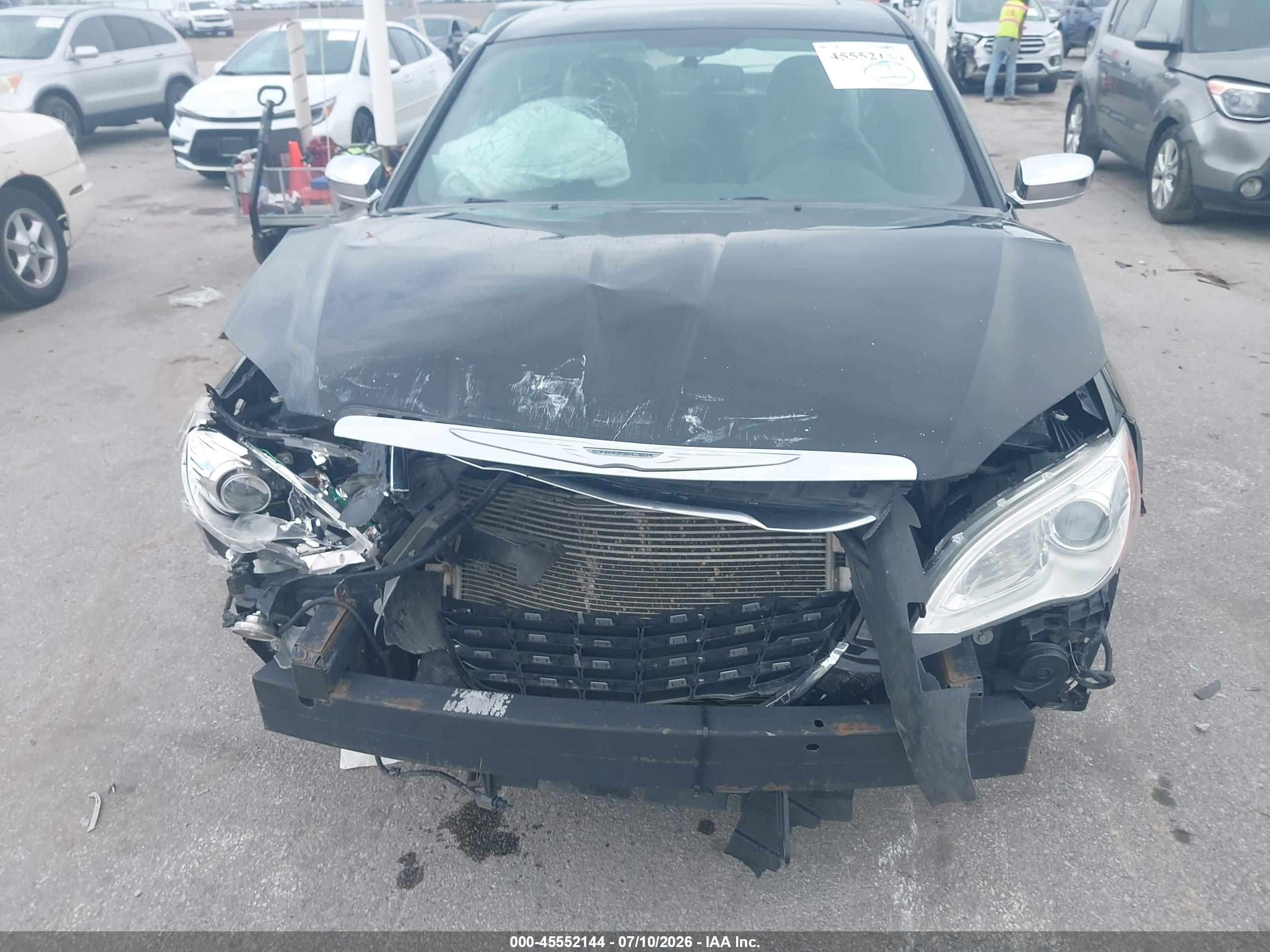 2014 Chrysler 200 Limited Черный vin: 1C3CCBCG4EN151513