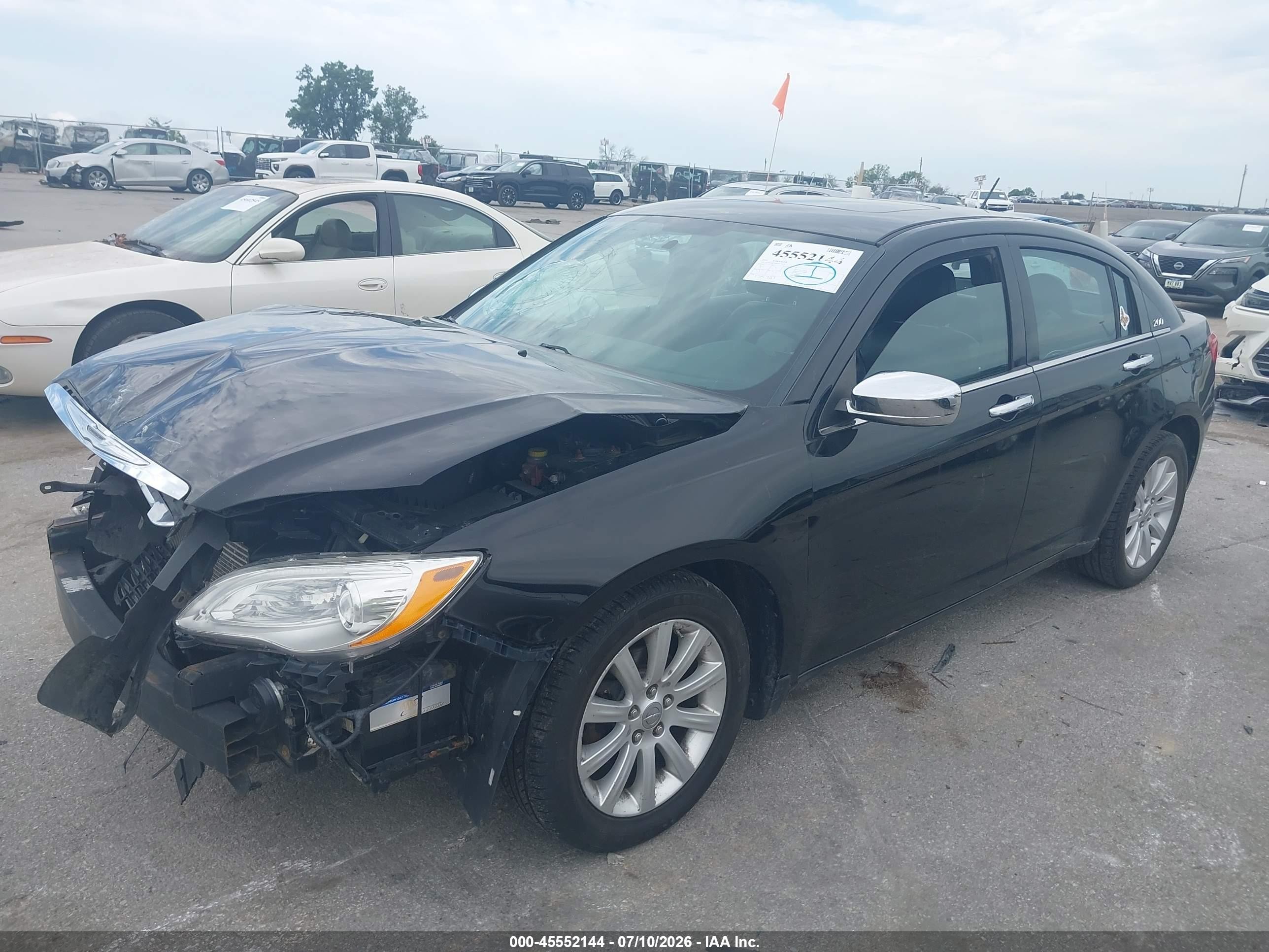 2014 Chrysler 200 Limited Черный vin: 1C3CCBCG4EN151513
