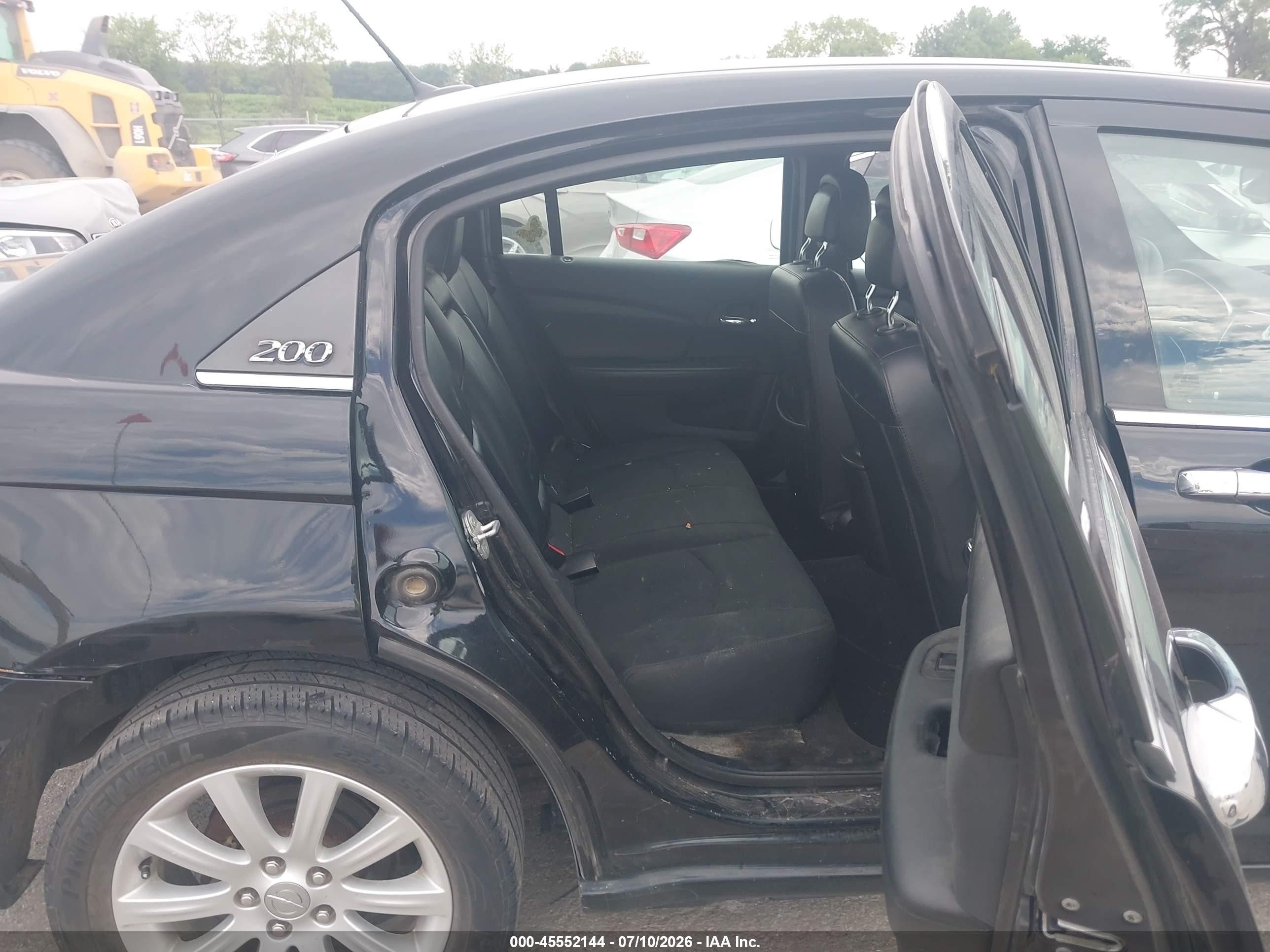 2014 Chrysler 200 Limited Черный vin: 1C3CCBCG4EN151513