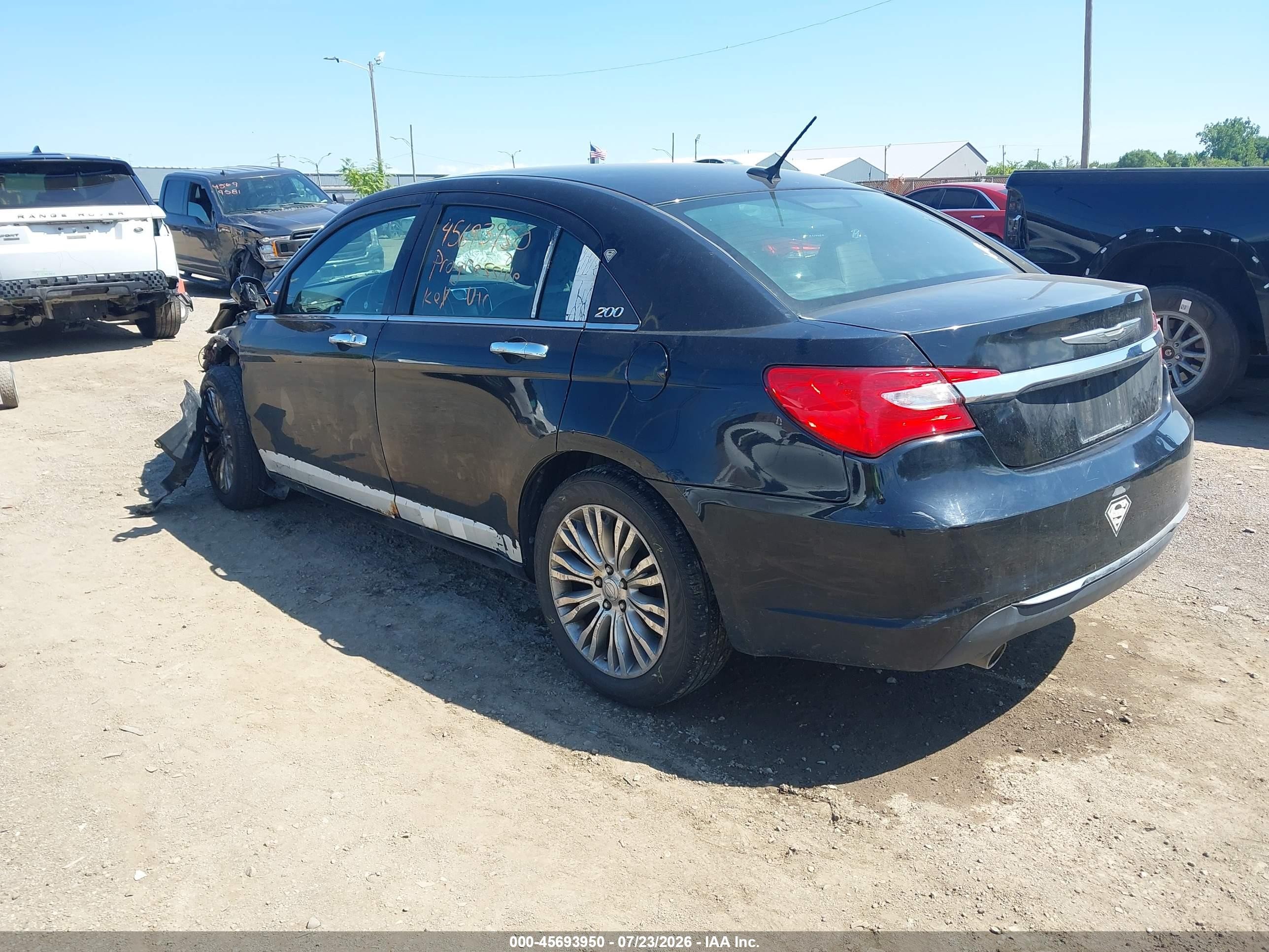 2014 Chrysler 200 Limited Черный vin: 1C3CCBCG4EN178131