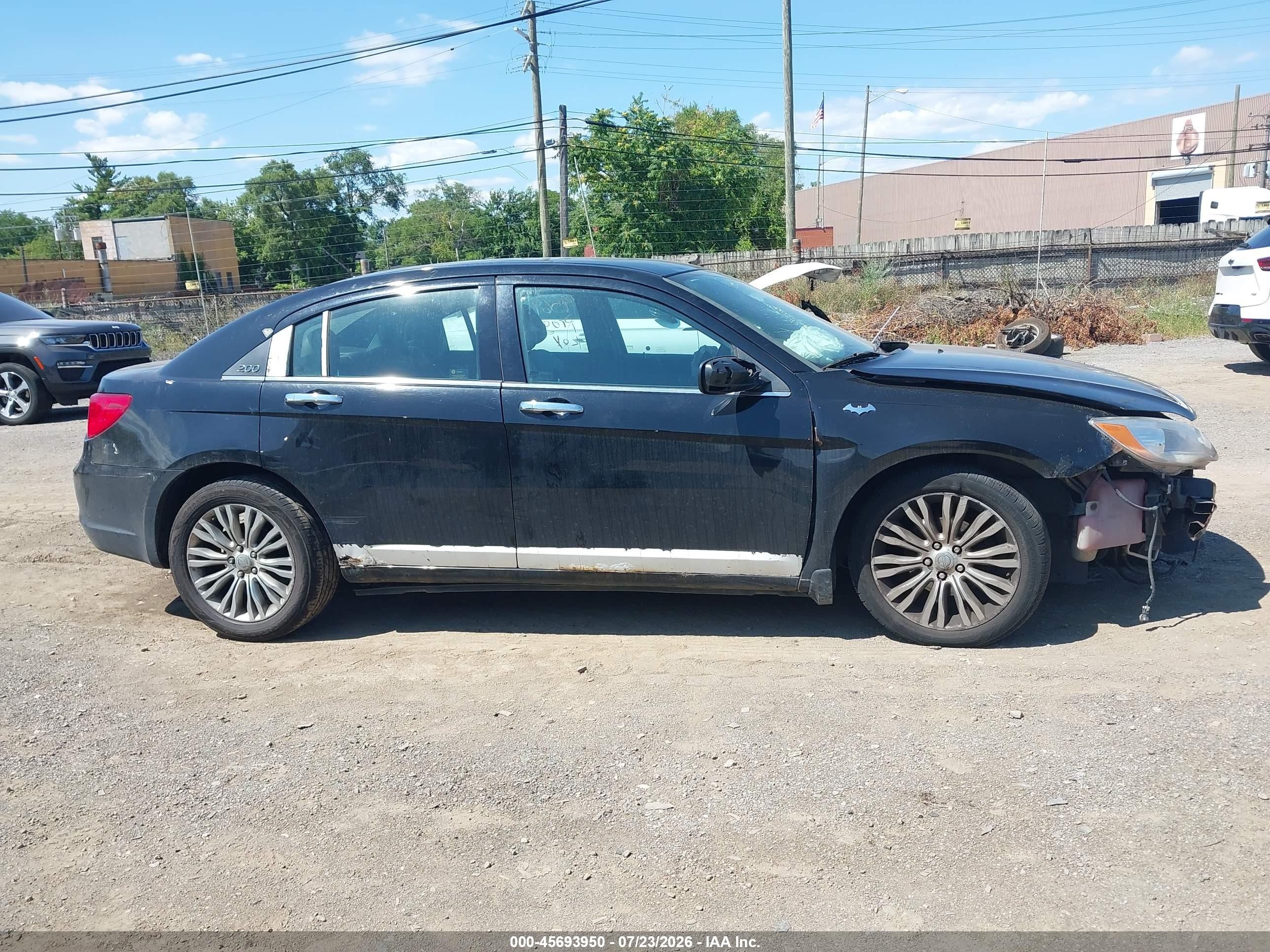 2014 Chrysler 200 Limited Черный vin: 1C3CCBCG4EN178131