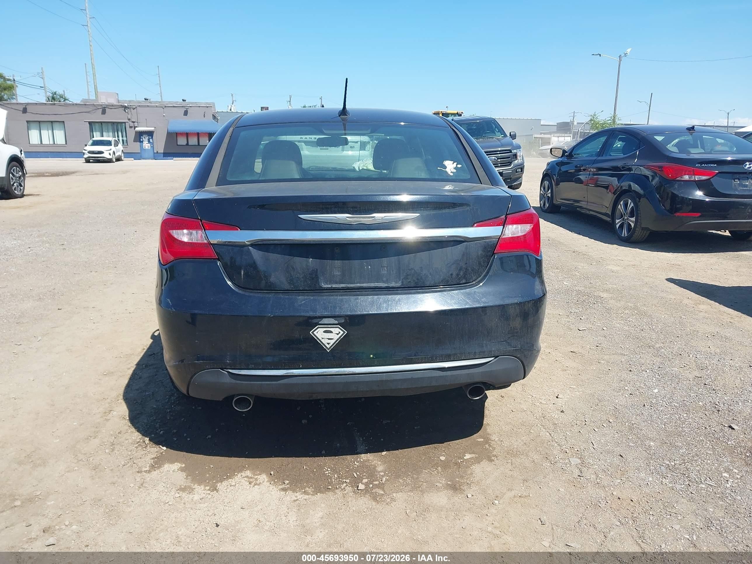 2014 Chrysler 200 Limited Черный vin: 1C3CCBCG4EN178131