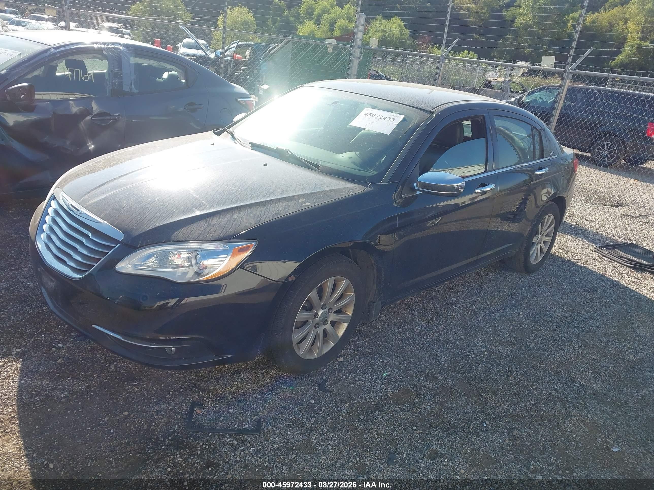 2014 Chrysler 200 Limited Black vin: 1C3CCBCG4EN198184