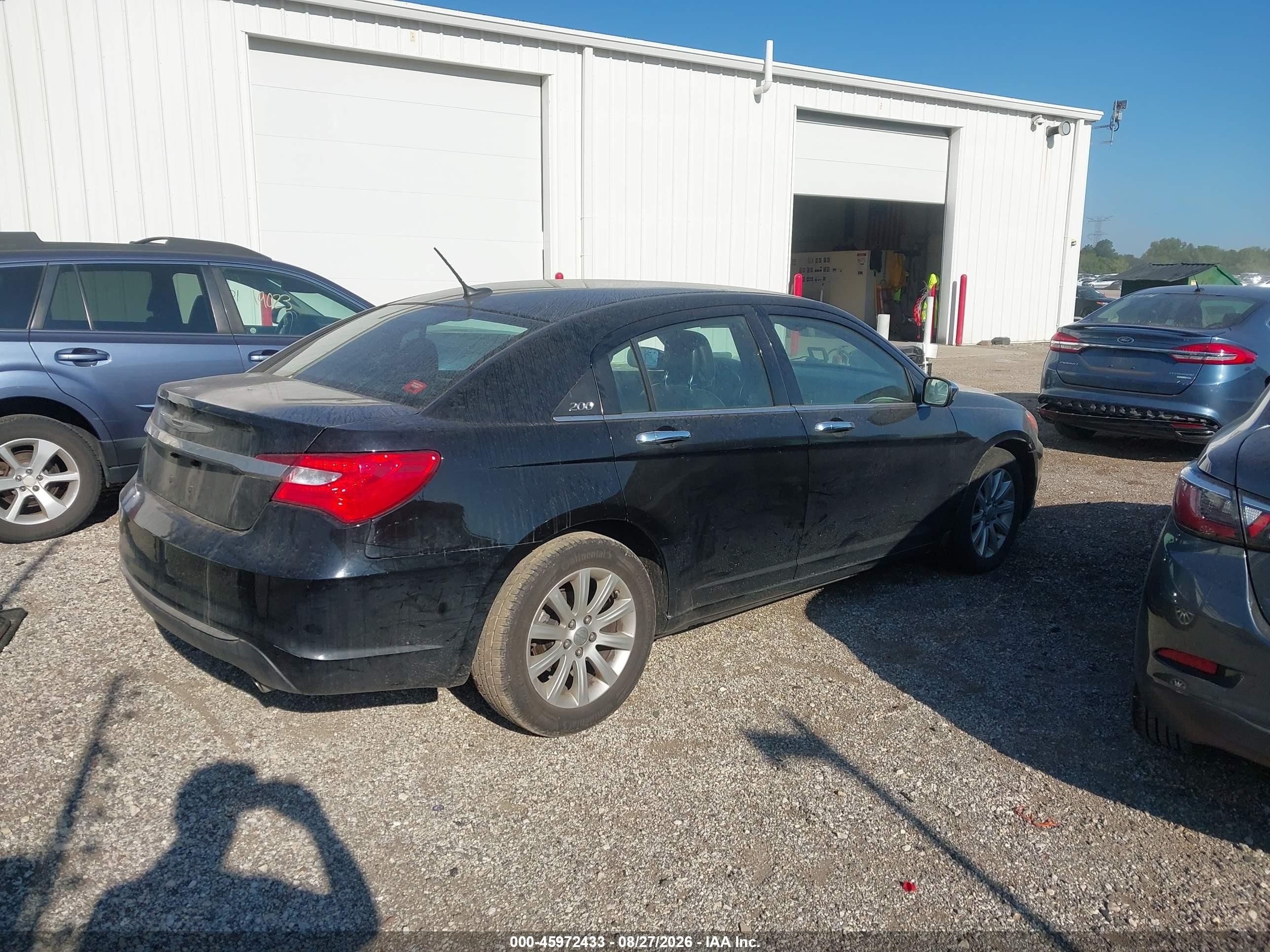 2014 Chrysler 200 Limited Black vin: 1C3CCBCG4EN198184