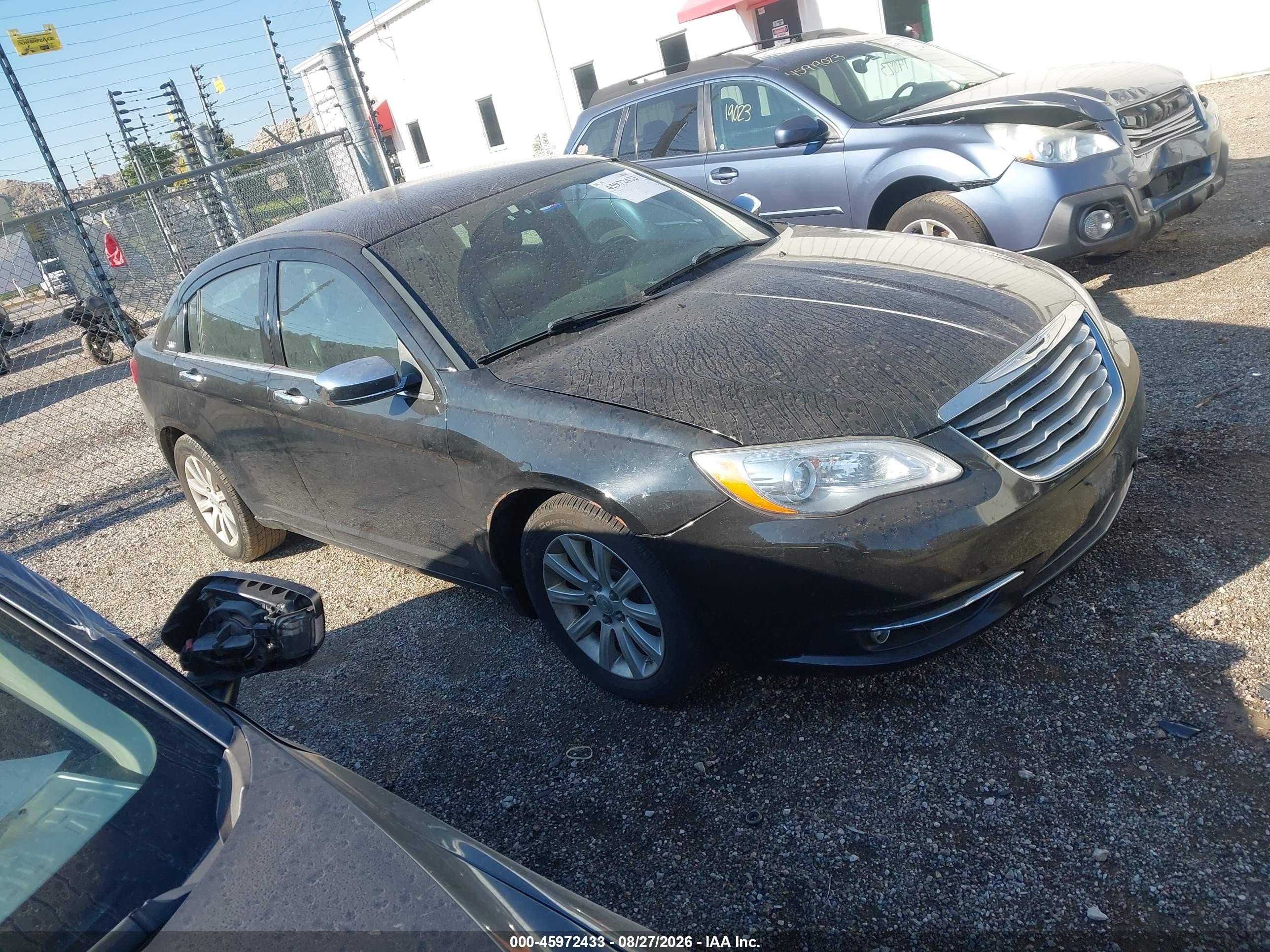 2014 Chrysler 200 Limited Black vin: 1C3CCBCG4EN198184