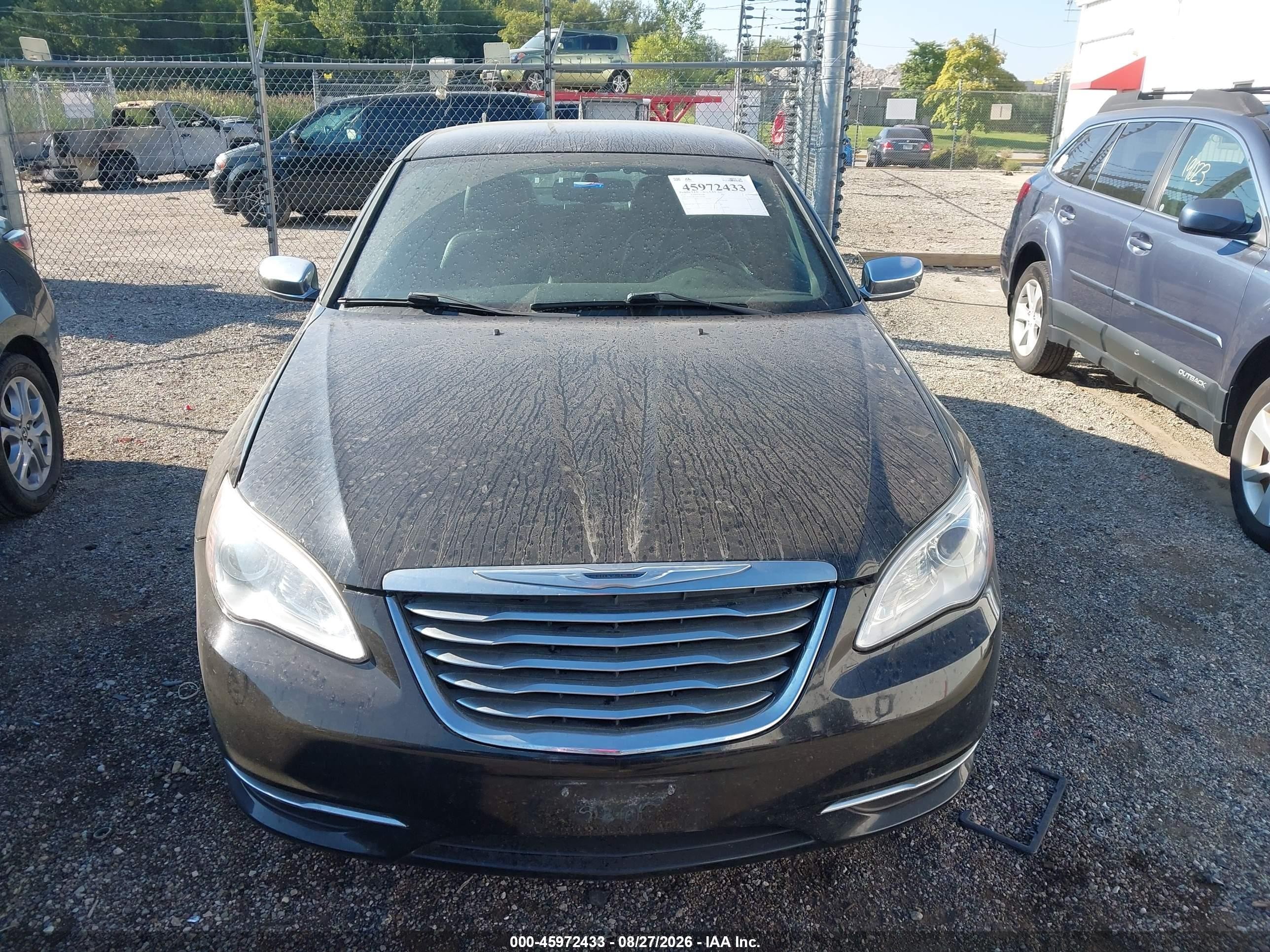 2014 Chrysler 200 Limited Black vin: 1C3CCBCG4EN198184