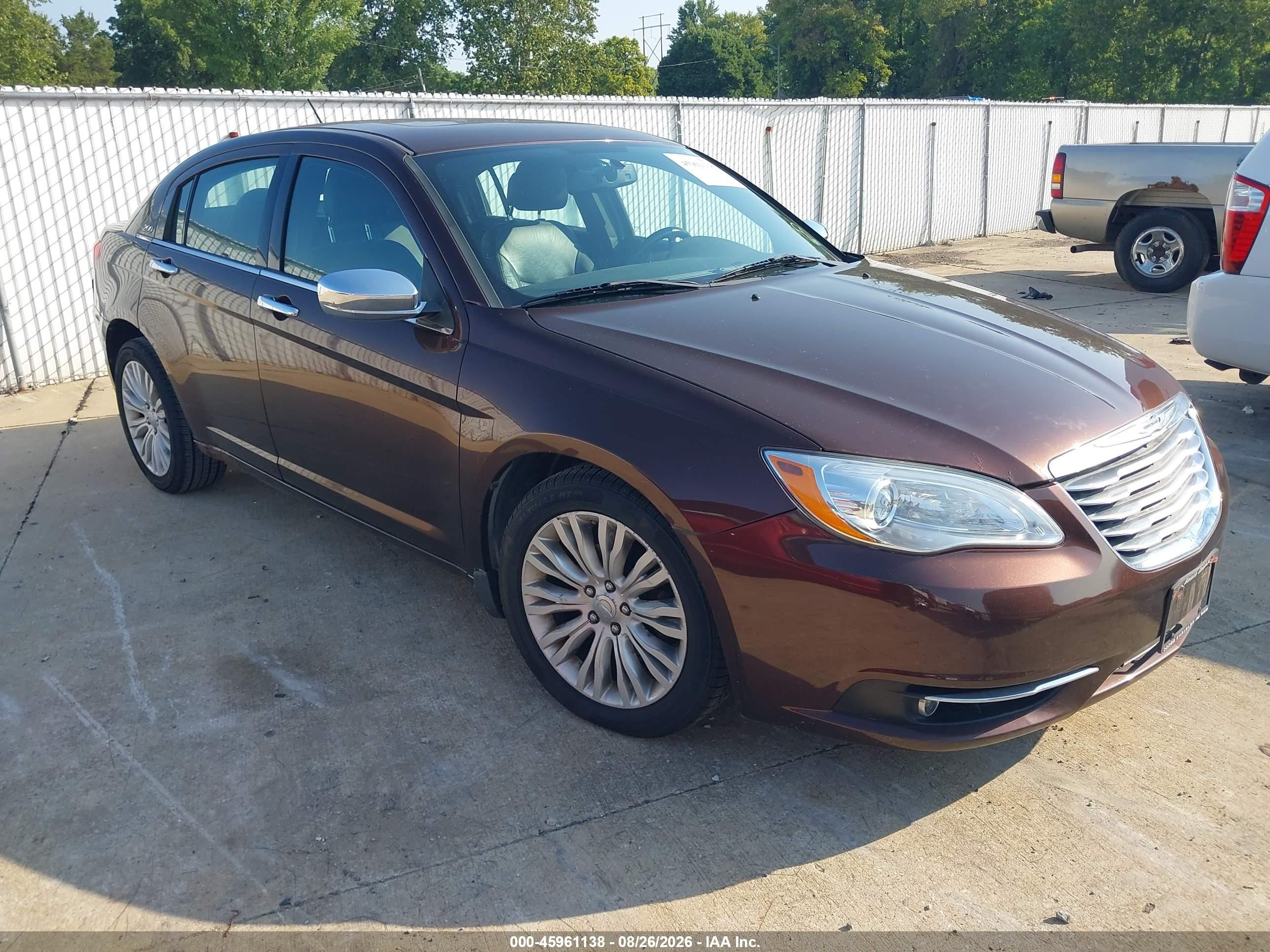 2012 Chrysler 200 Limited Purple vin: 1C3CCBCG5CN266652