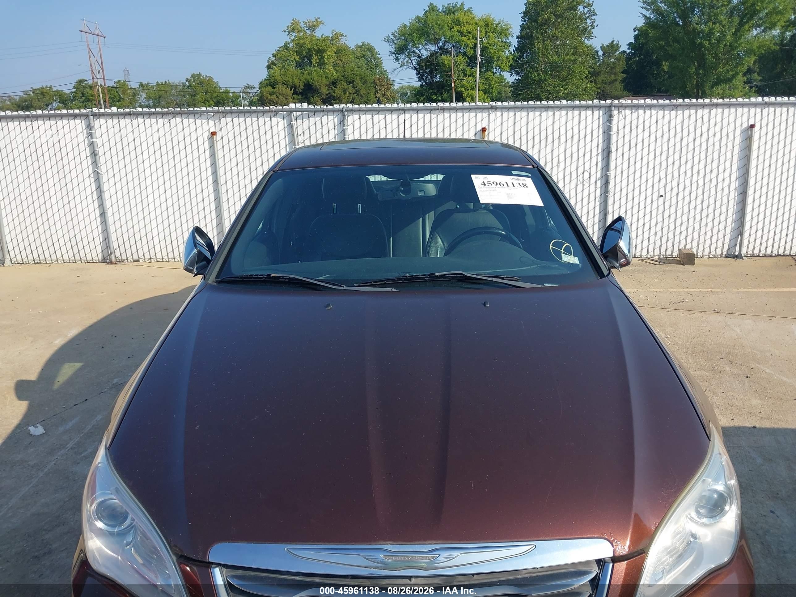 2012 Chrysler 200 Limited Фиолетовый vin: 1C3CCBCG5CN266652
