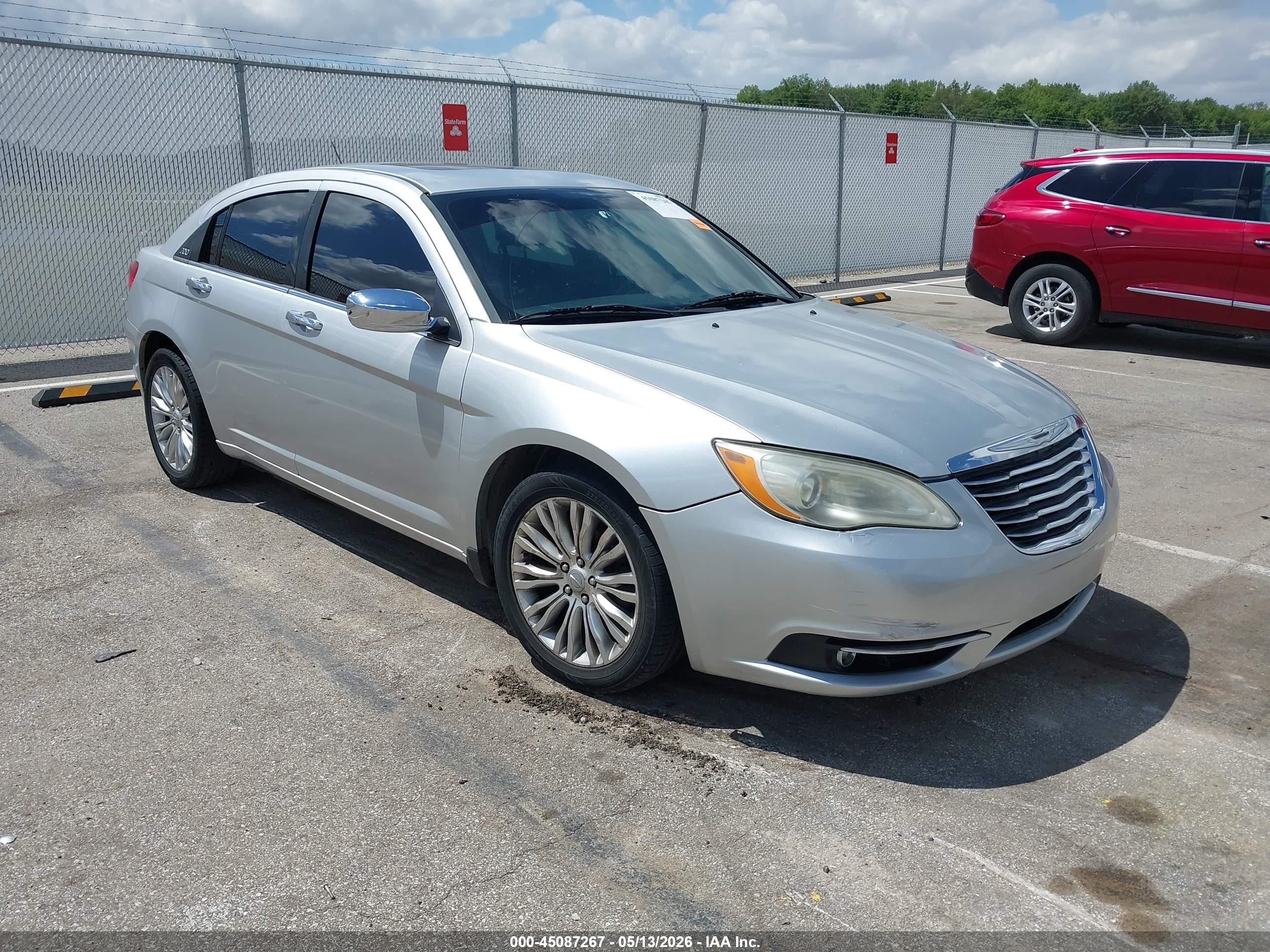 2012 Chrysler 200 Limited Silver vin: 1C3CCBCG5CN277599