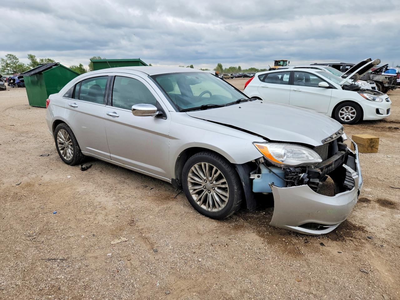 2012 Chrysler 200 Limited Silver vin: 1C3CCBCG5CN326820