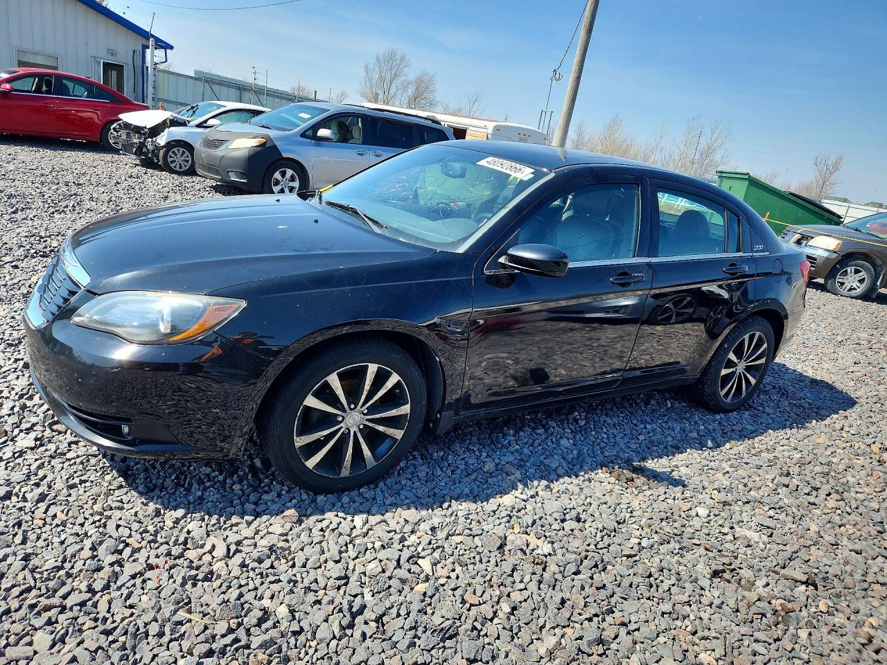 2013 Chrysler 200 Limited Black vin: 1C3CCBCG5DN522810