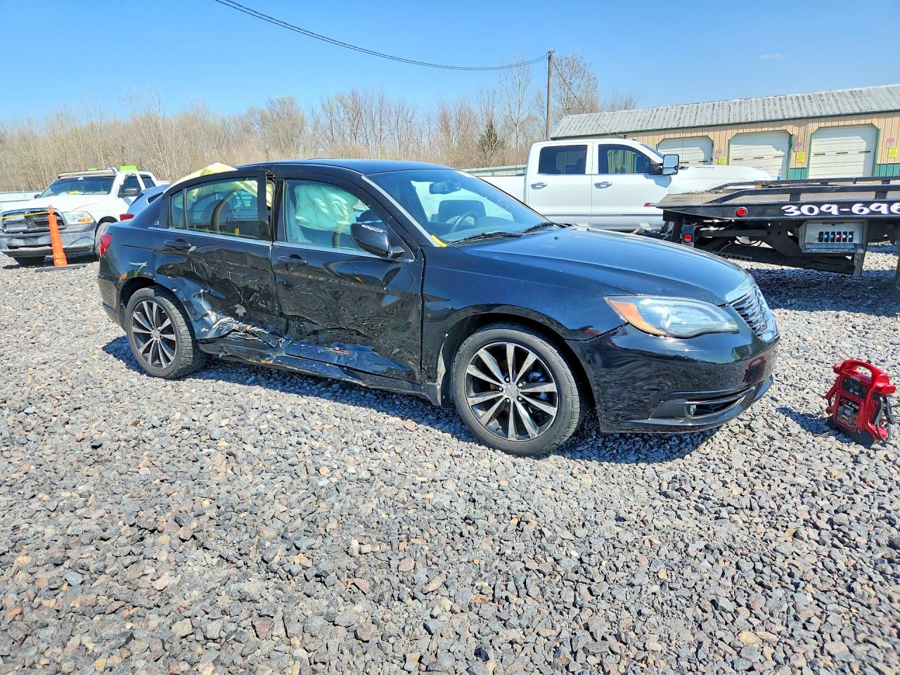 2013 Chrysler 200 Limited Black vin: 1C3CCBCG5DN522810