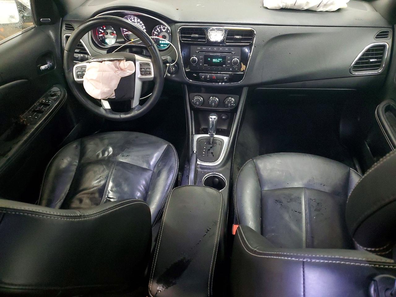 2014 Chrysler 200 Limited White vin: 1C3CCBCG5EN151990