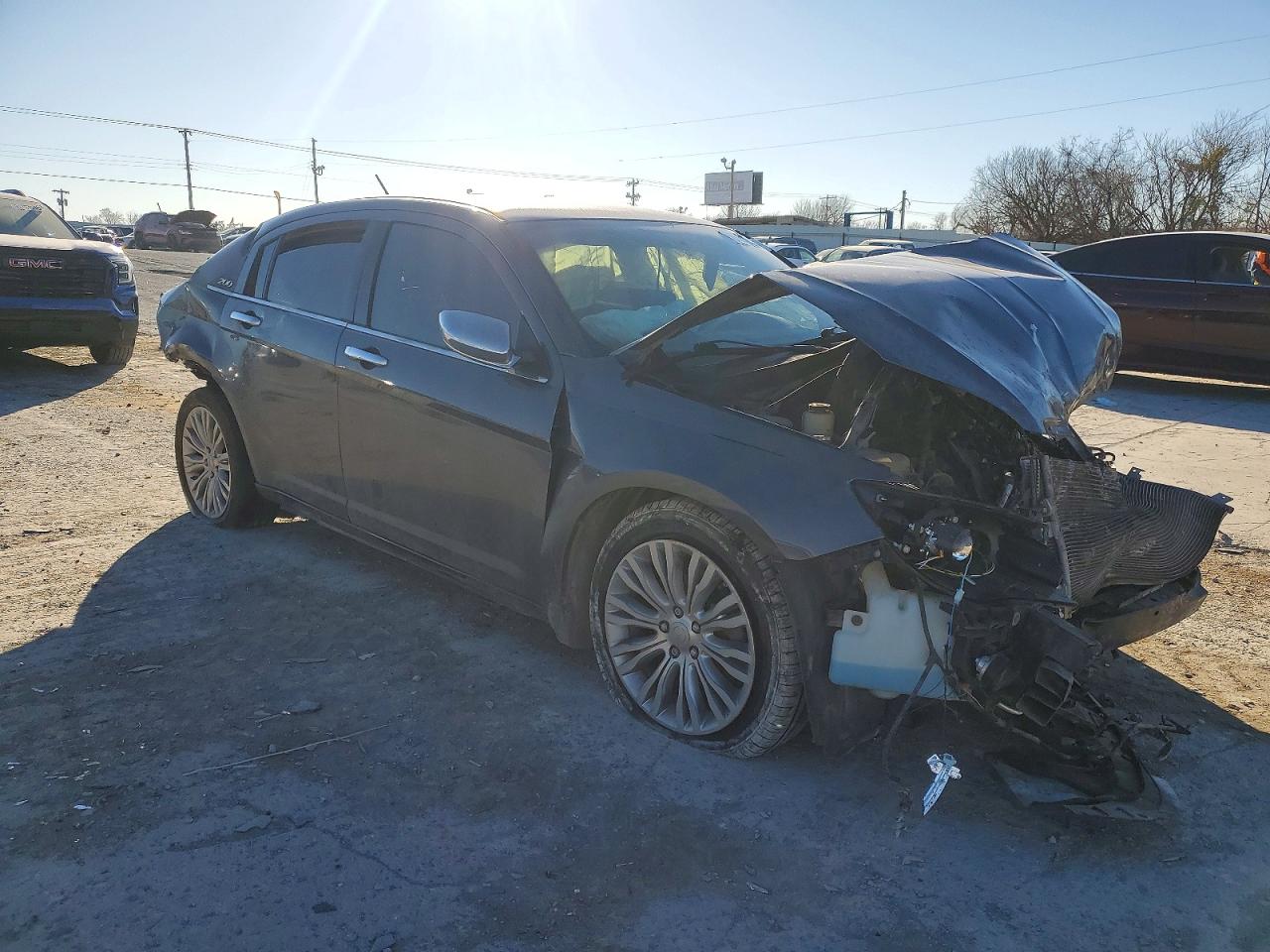 2014 Chrysler 200 Limited Blue vin: 1C3CCBCG5EN194368