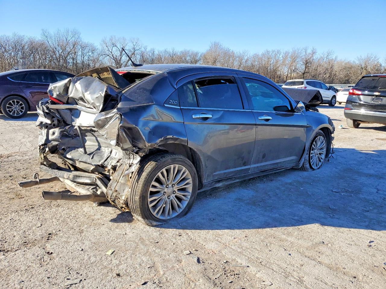 2014 Chrysler 200 Limited Blue vin: 1C3CCBCG5EN194368