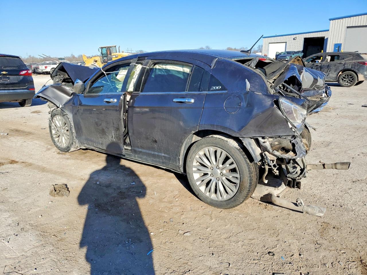 2014 Chrysler 200 Limited Blue vin: 1C3CCBCG5EN194368