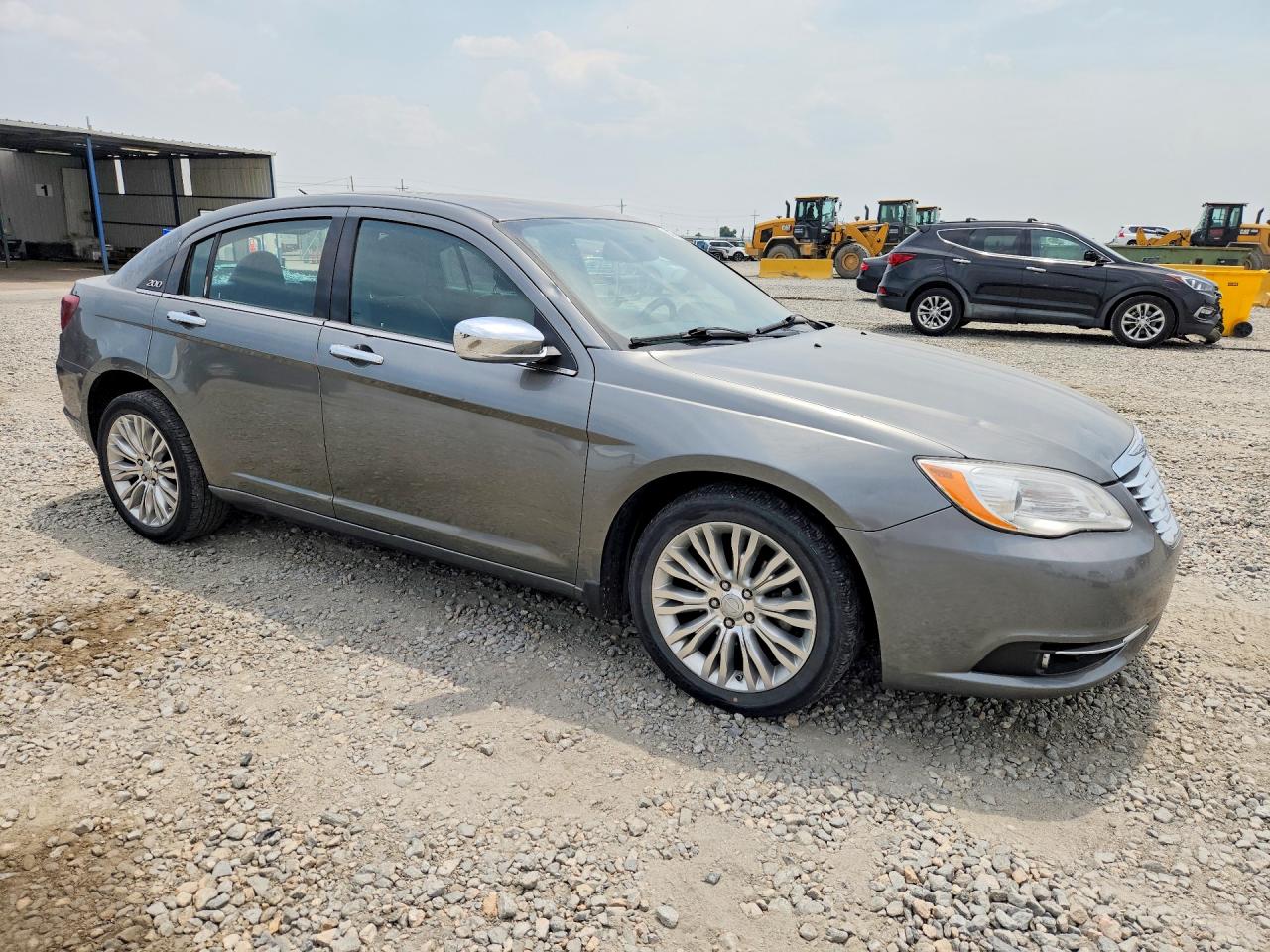 2012 Chrysler 200 Limited Gray vin: 1C3CCBCG6CN168410