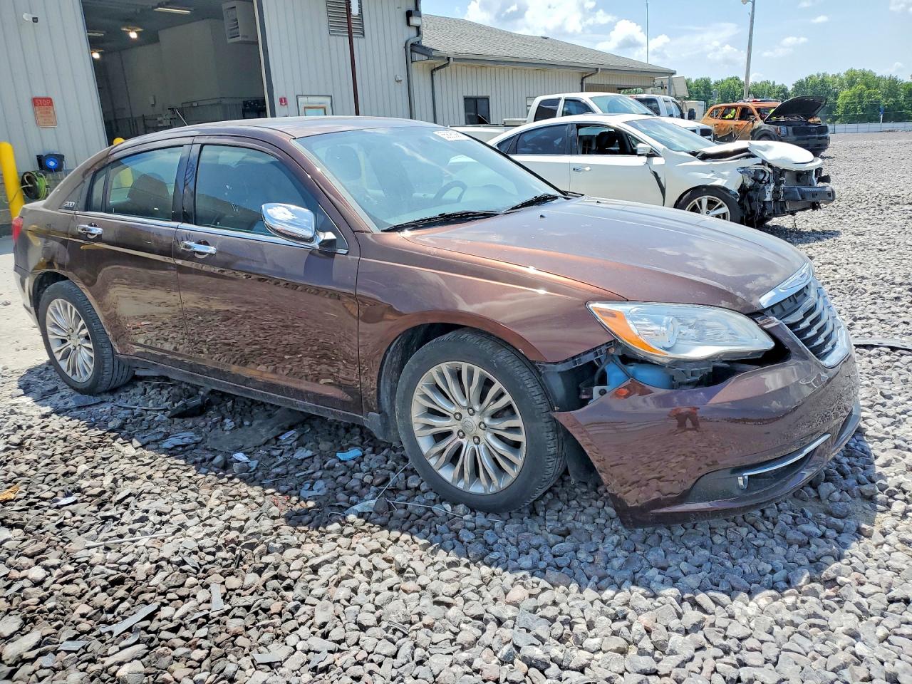 2012 Chrysler 200 Limited Brown vin: 1C3CCBCG6CN306866