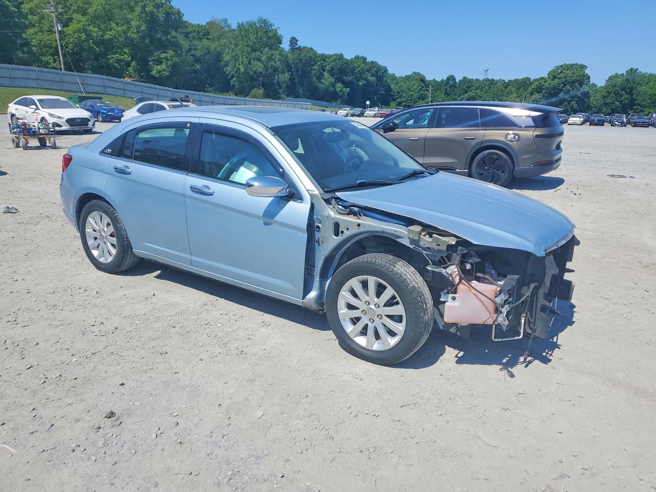 2013 Chrysler 200 Limited Blue vin: 1C3CCBCG6DN504428