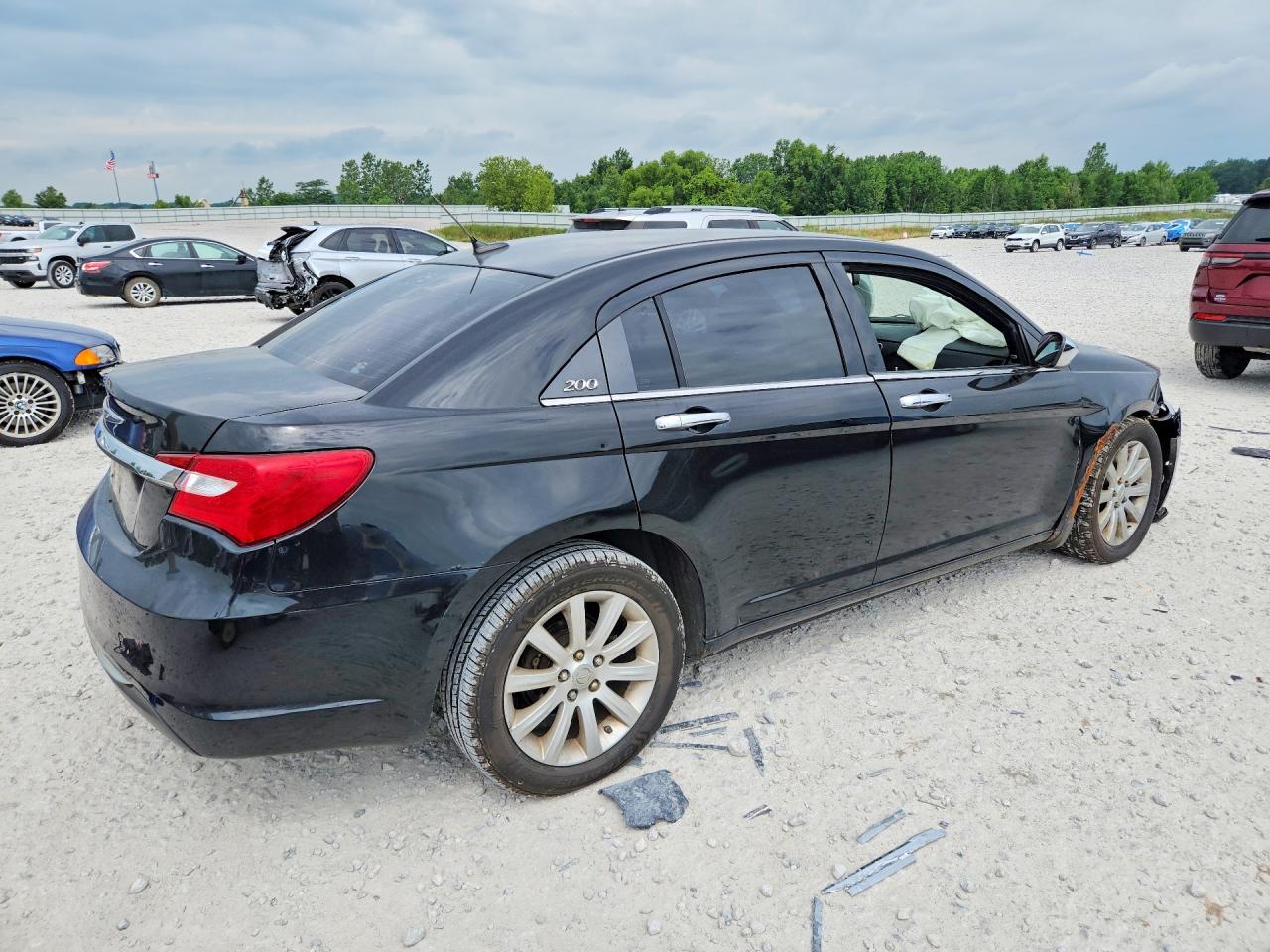 2013 Chrysler 200 Limited Black vin: 1C3CCBCG6DN523481