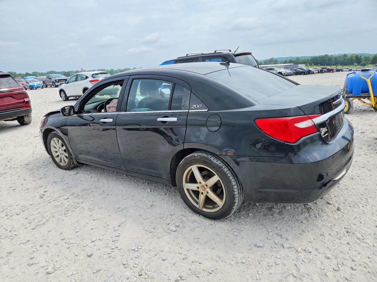 2013 Chrysler 200 Limited Black vin: 1C3CCBCG6DN523481