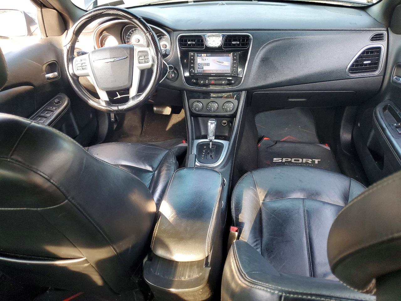 2012 Chrysler 200 Limited Black vin: 1C3CCBCG7CN122410