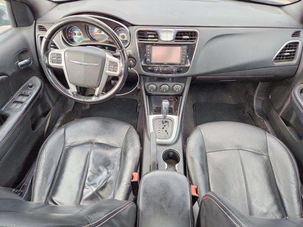 2012 Chrysler 200 Limited Gray vin: 1C3CCBCG7CN140485