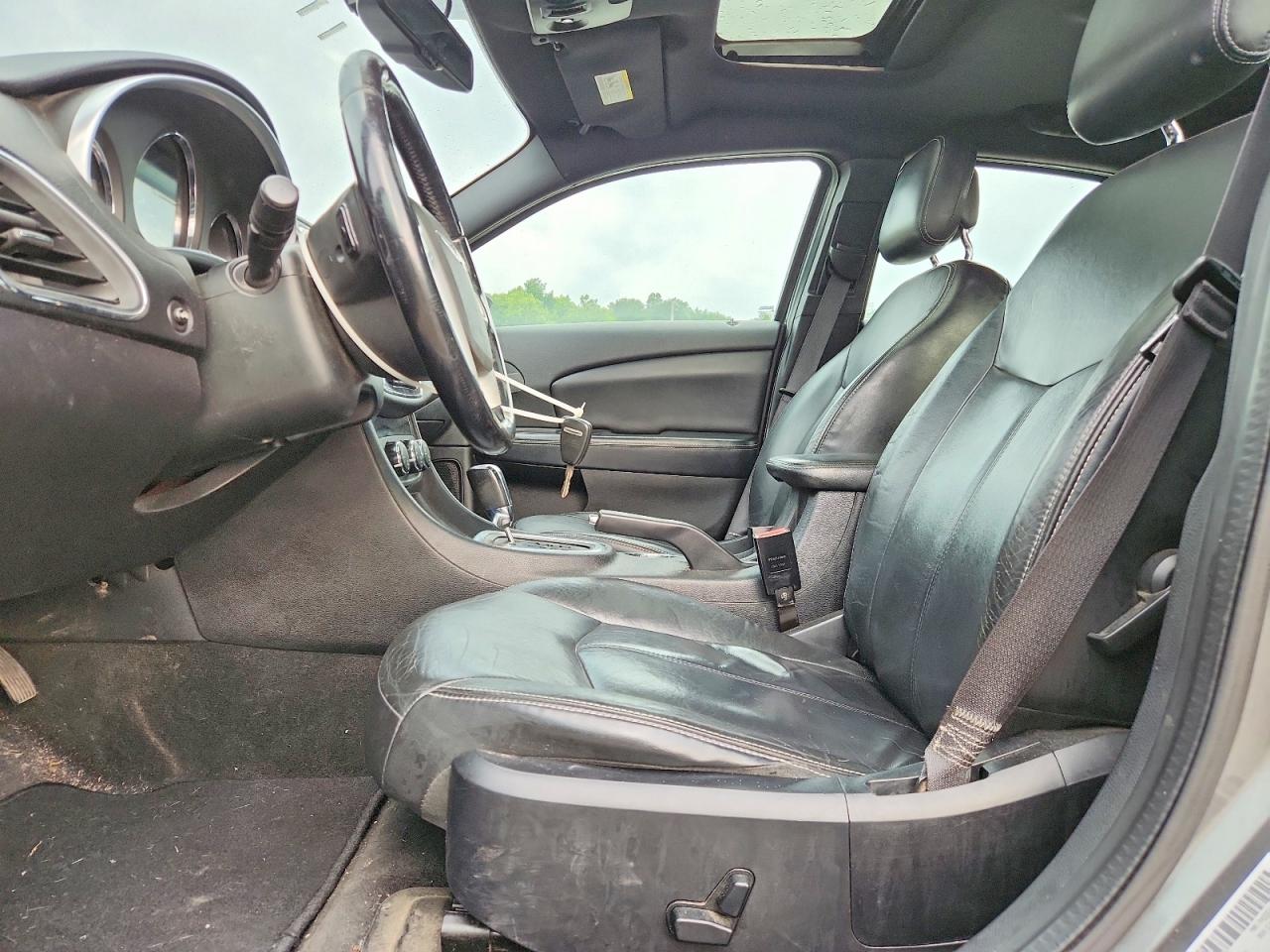 2012 Chrysler 200 Limited Gray vin: 1C3CCBCG7CN140485