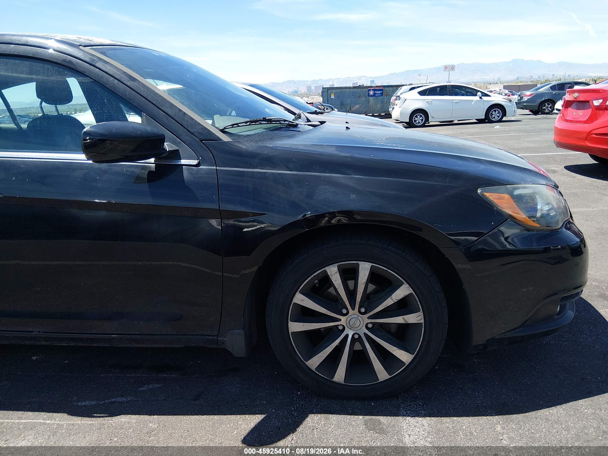 2013 Chrysler 200 Limited Black vin: 1C3CCBCG7DN505832