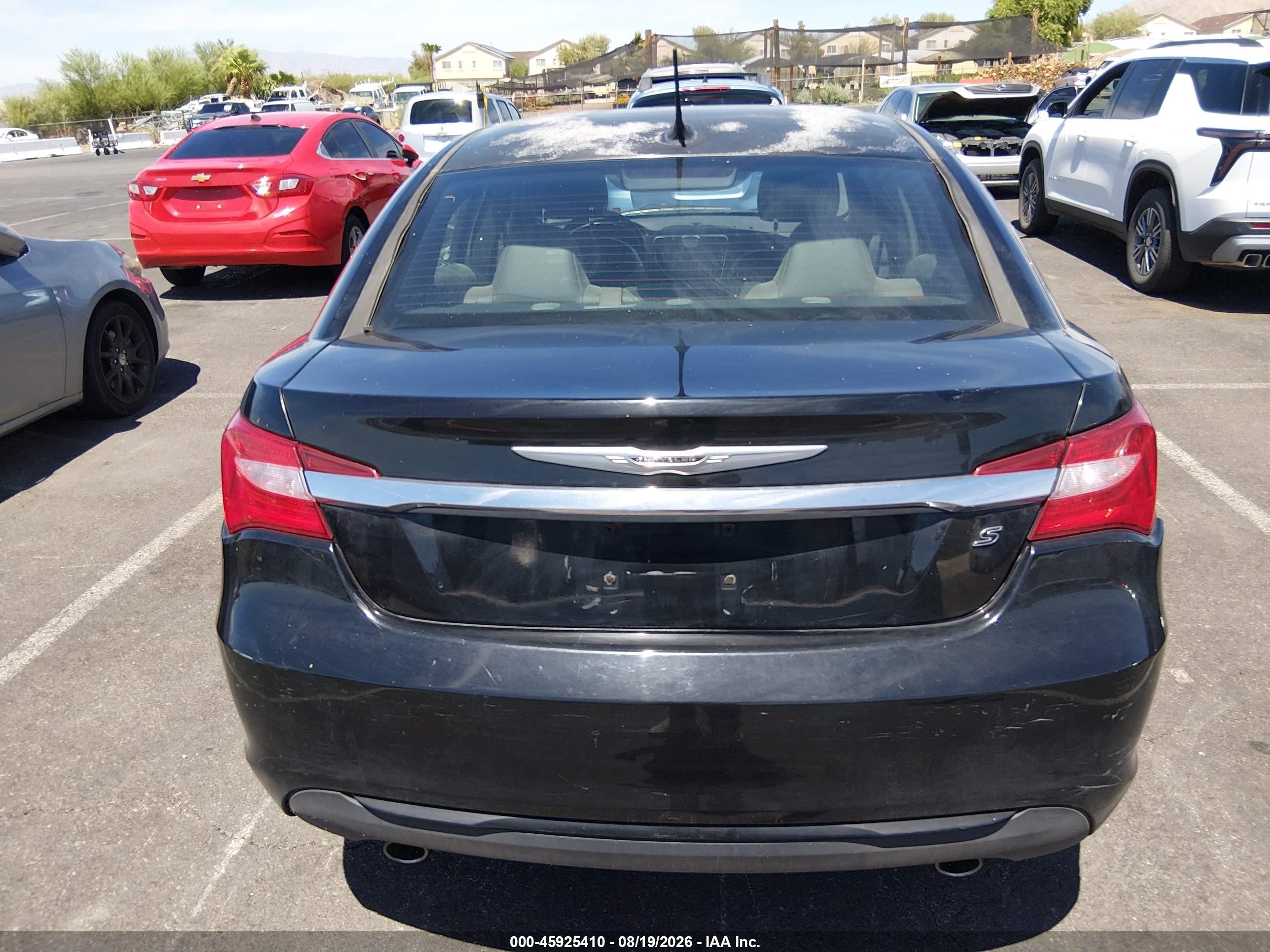2013 Chrysler 200 Limited Black vin: 1C3CCBCG7DN505832