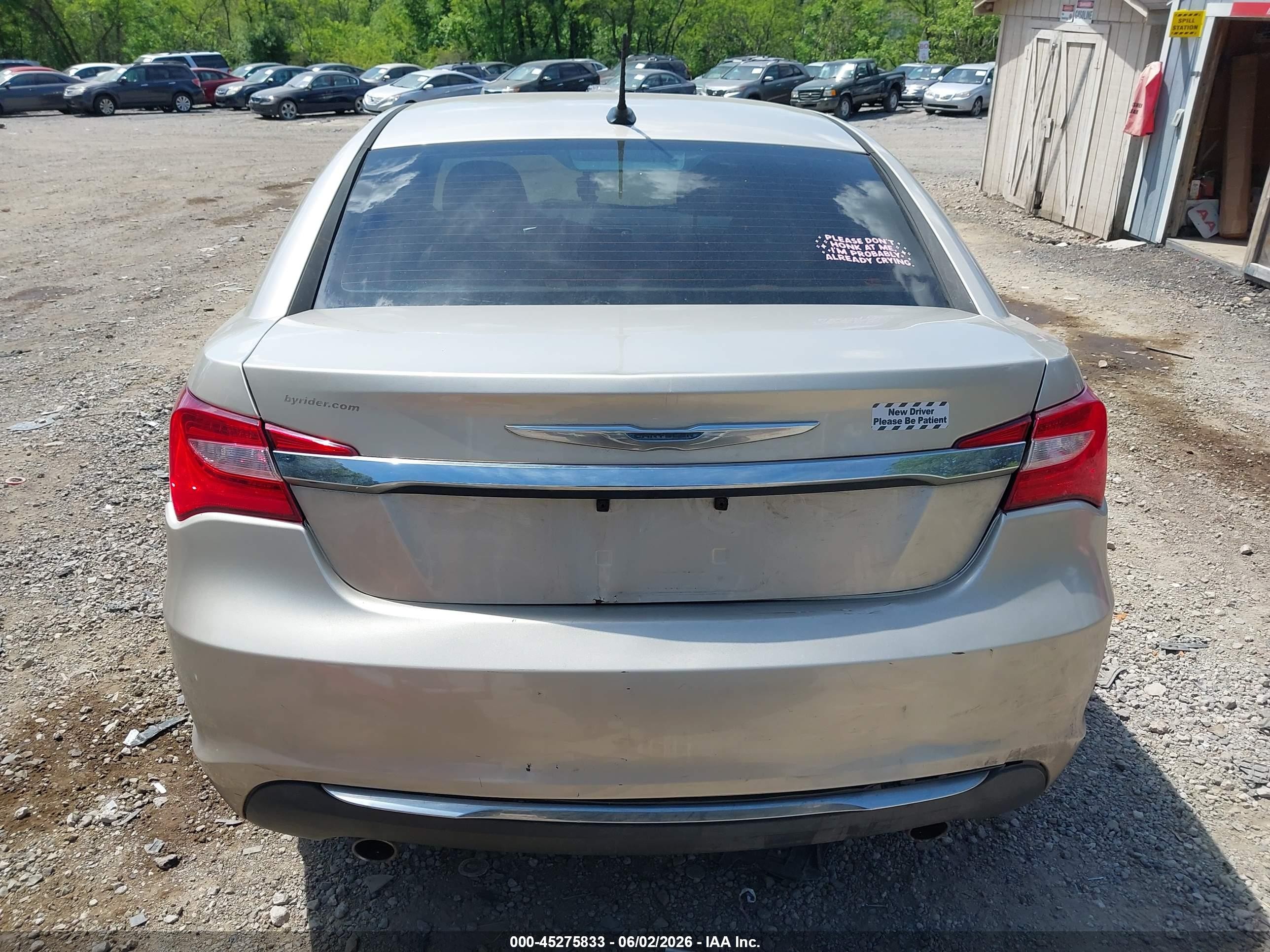 2013 Chrysler 200 Limited Beige vin: 1C3CCBCG7DN649915