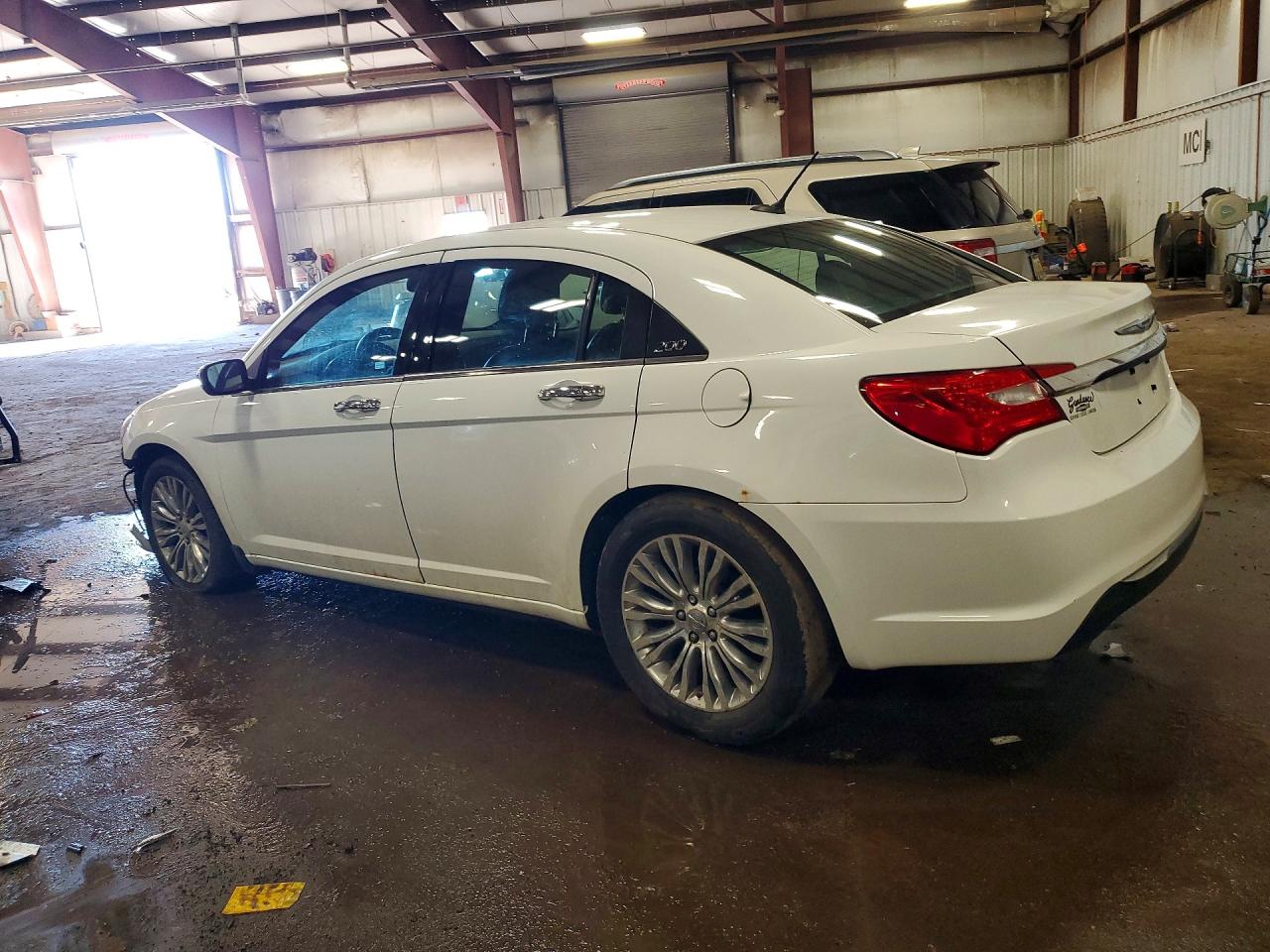 2014 Chrysler 200 Limited White vin: 1C3CCBCG7EN121549