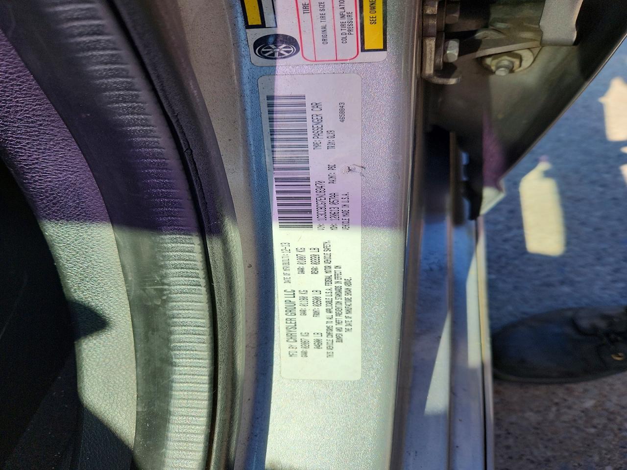 2014 Chrysler 200 Limited Серебряный vin: 1C3CCBCG7EN183470