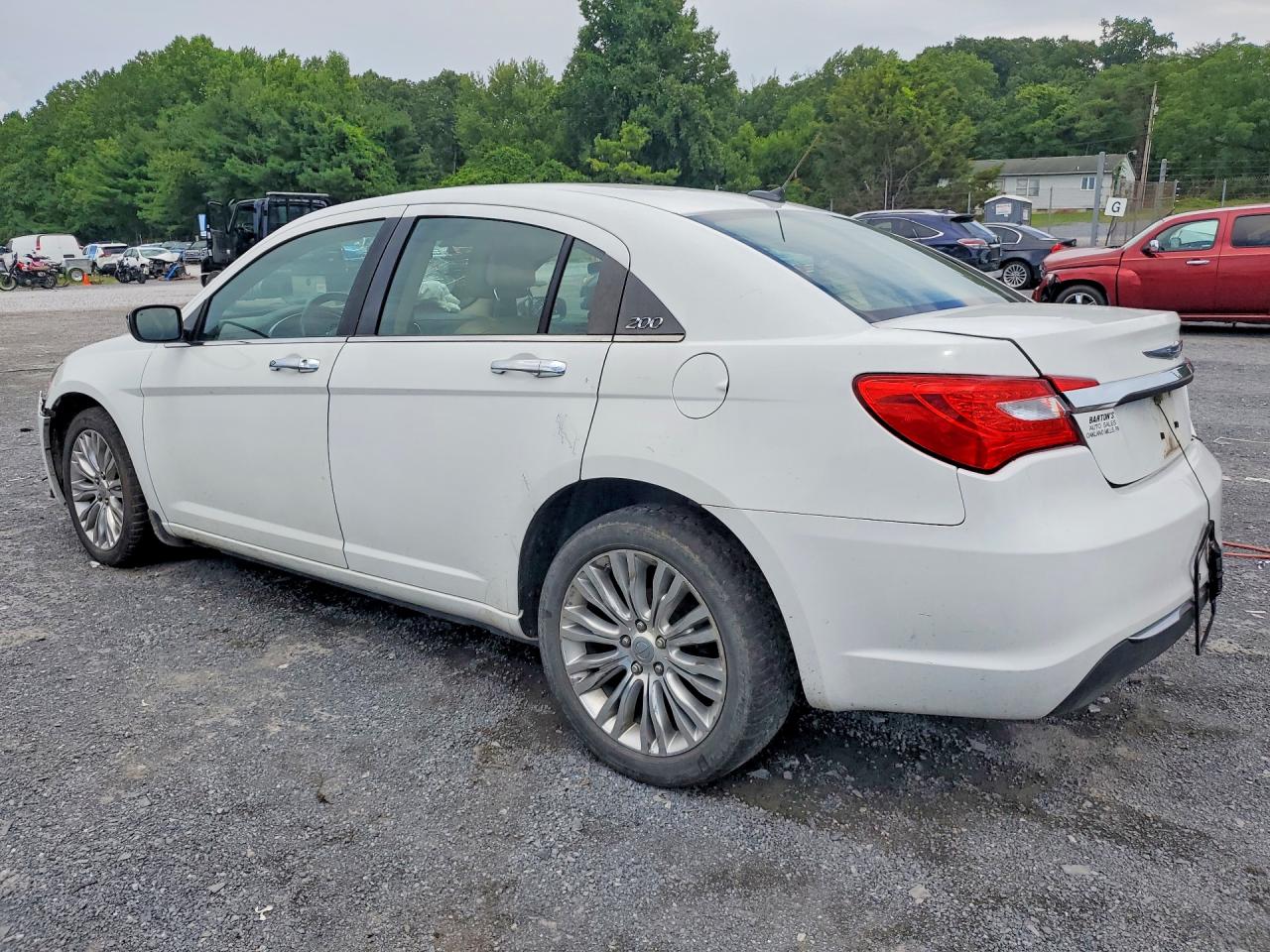 2012 Chrysler 200 Limited Белый vin: 1C3CCBCG8CN115627