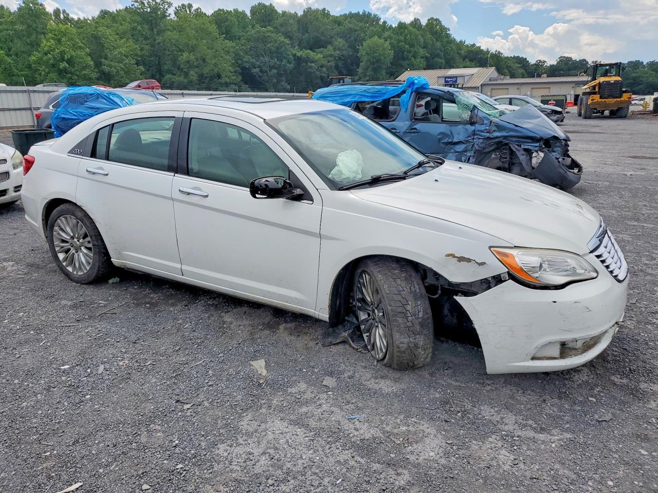 2012 Chrysler 200 Limited Белый vin: 1C3CCBCG8CN115627
