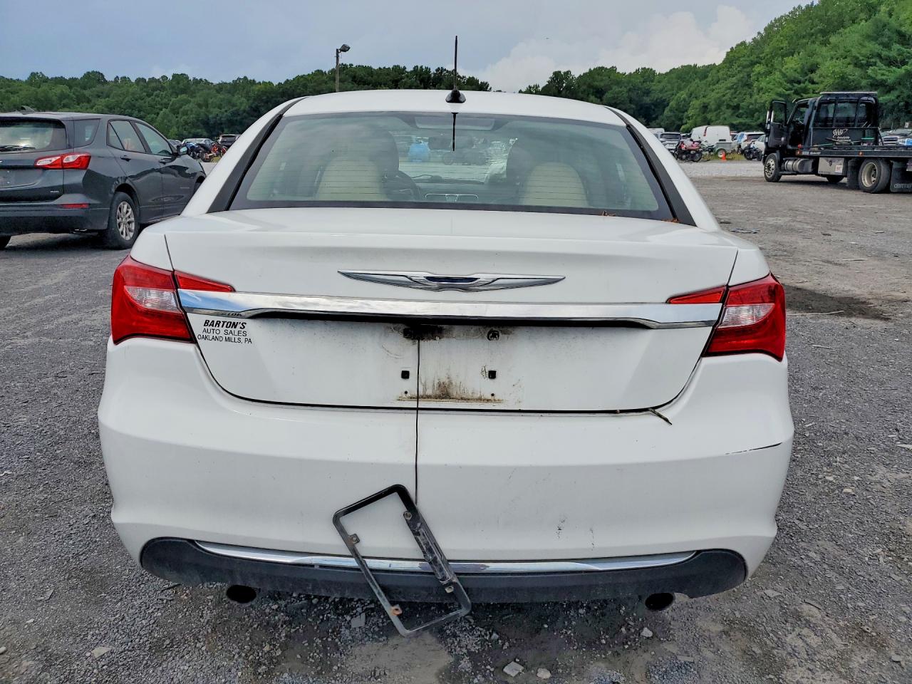 2012 Chrysler 200 Limited Белый vin: 1C3CCBCG8CN115627