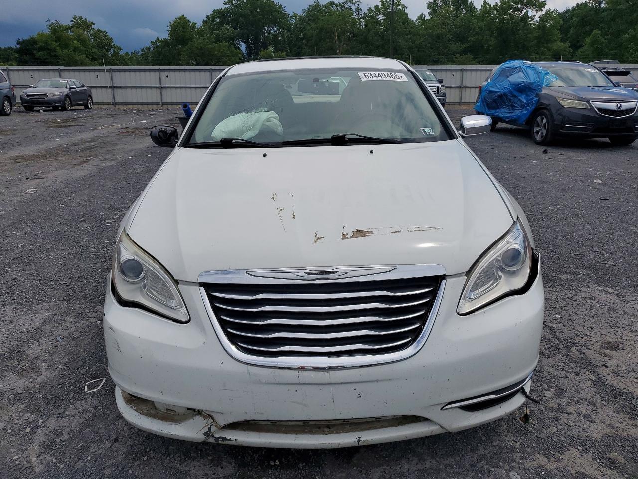 2012 Chrysler 200 Limited Белый vin: 1C3CCBCG8CN115627