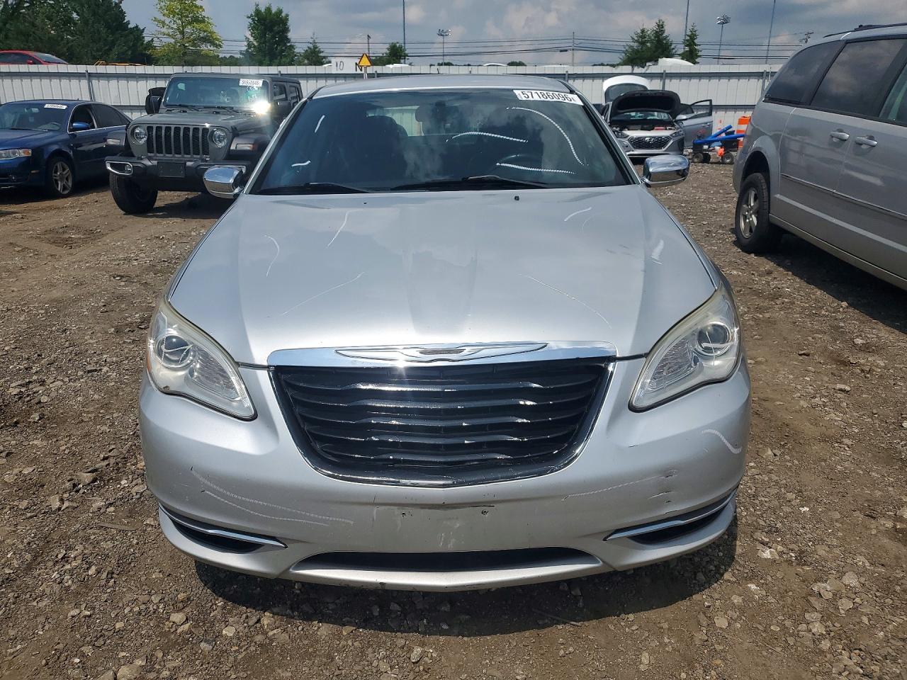2012 Chrysler 200 Limited Серебряный vin: 1C3CCBCG8CN116759