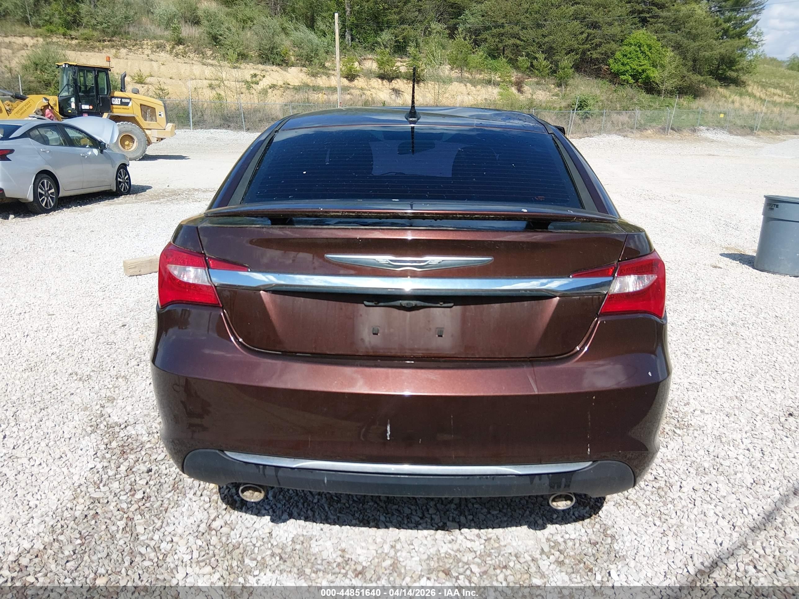 2013 Chrysler 200 Limited Brown vin: 1C3CCBCG8DN614980