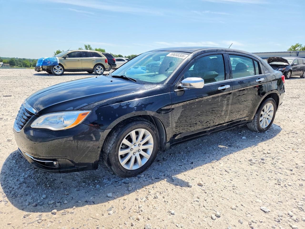 2014 Chrysler 200 Limited Black vin: 1C3CCBCG8EN172638
