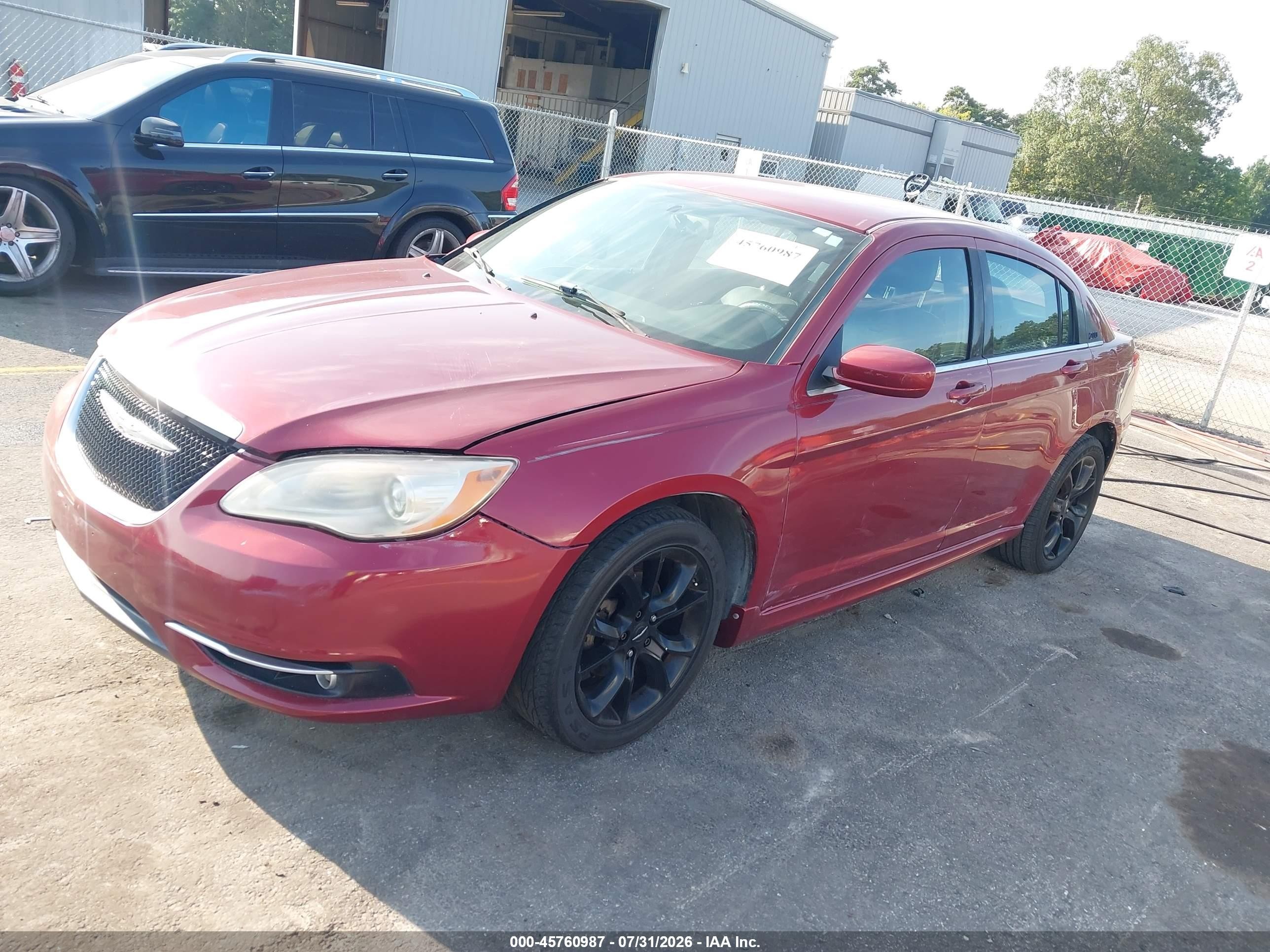 2014 Chrysler 200 Limited Red vin: 1C3CCBCG8EN176785