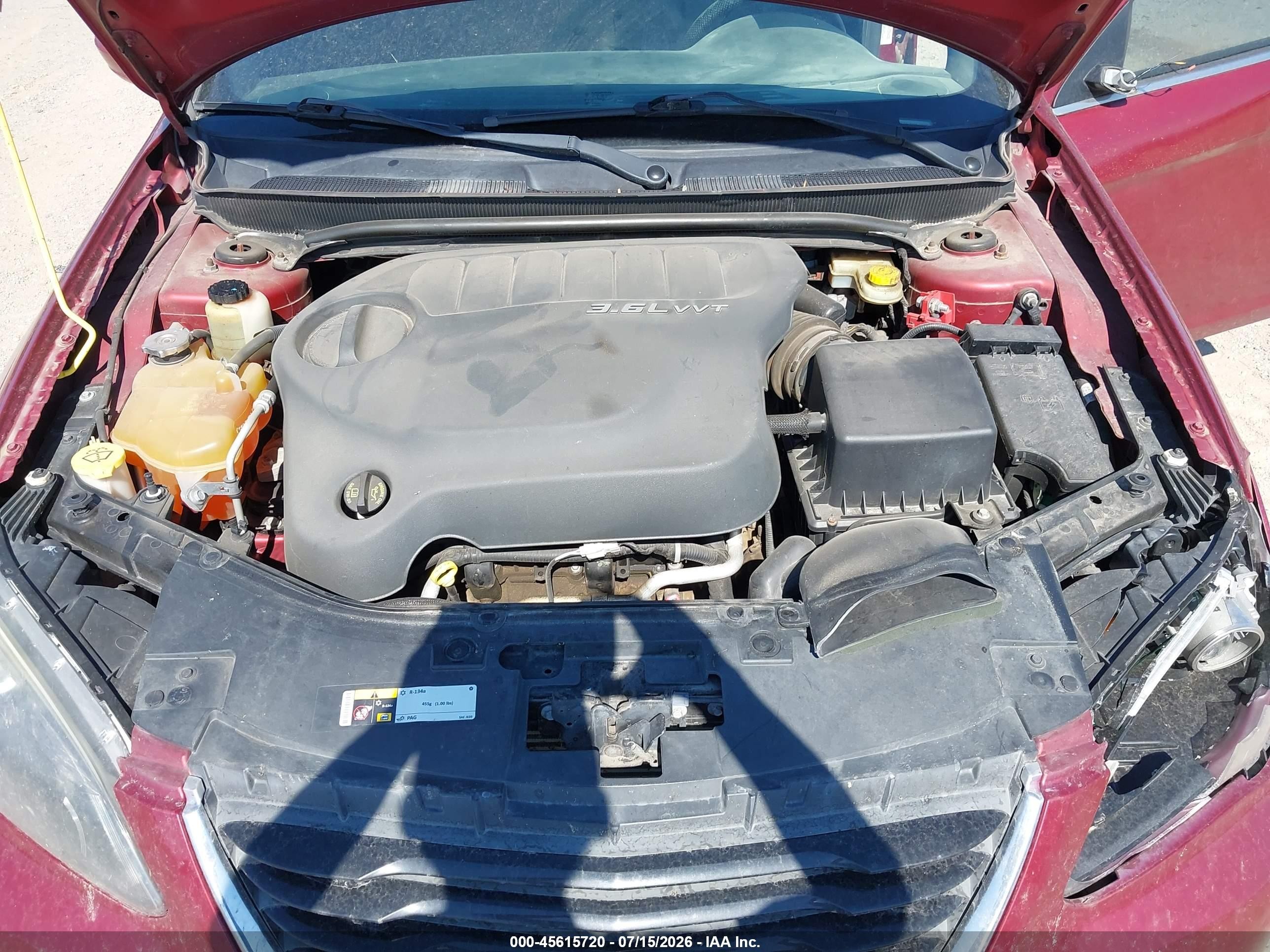 2014 Chrysler 200 Limited Красный vin: 1C3CCBCG8EN198950