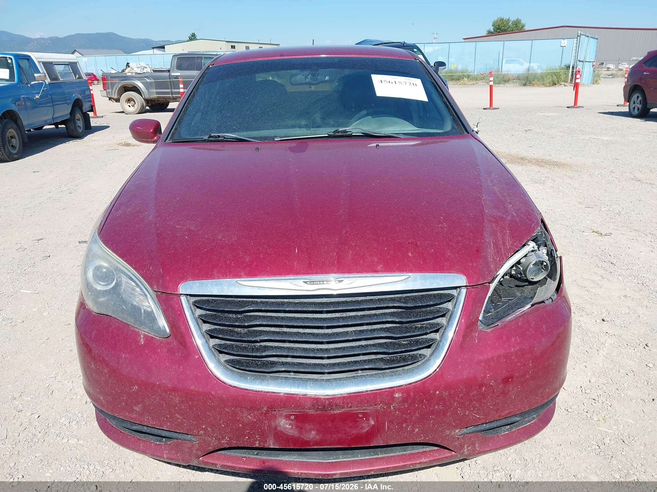 2014 Chrysler 200 Limited Красный vin: 1C3CCBCG8EN198950