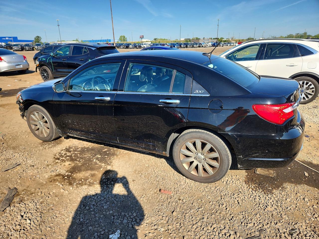 2013 Chrysler 200 Limited Black vin: 1C3CCBCG9DN501717