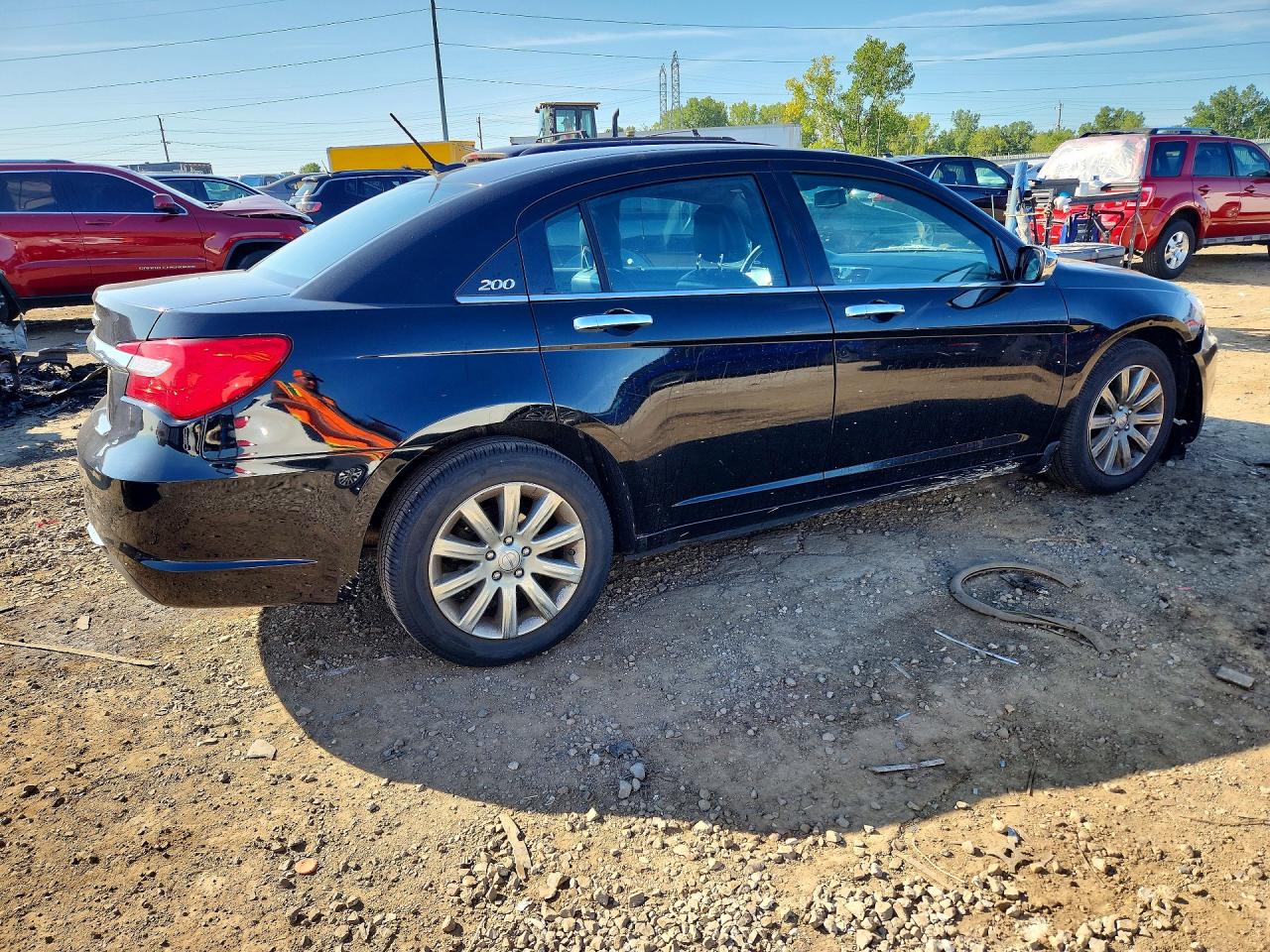 2013 Chrysler 200 Limited Black vin: 1C3CCBCG9DN501717