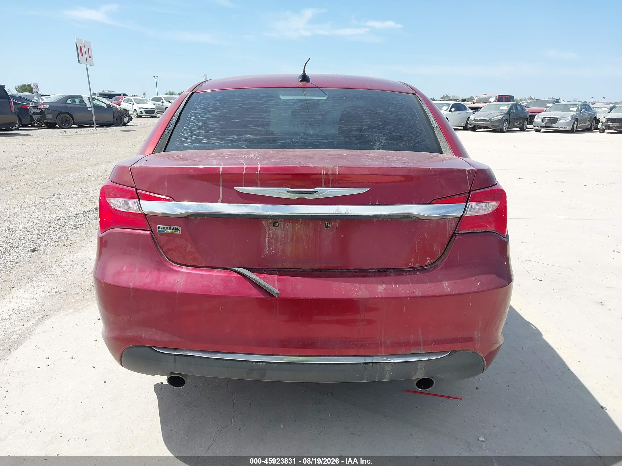 2014 Chrysler 200 Limited Maroon vin: 1C3CCBCG9EN157002